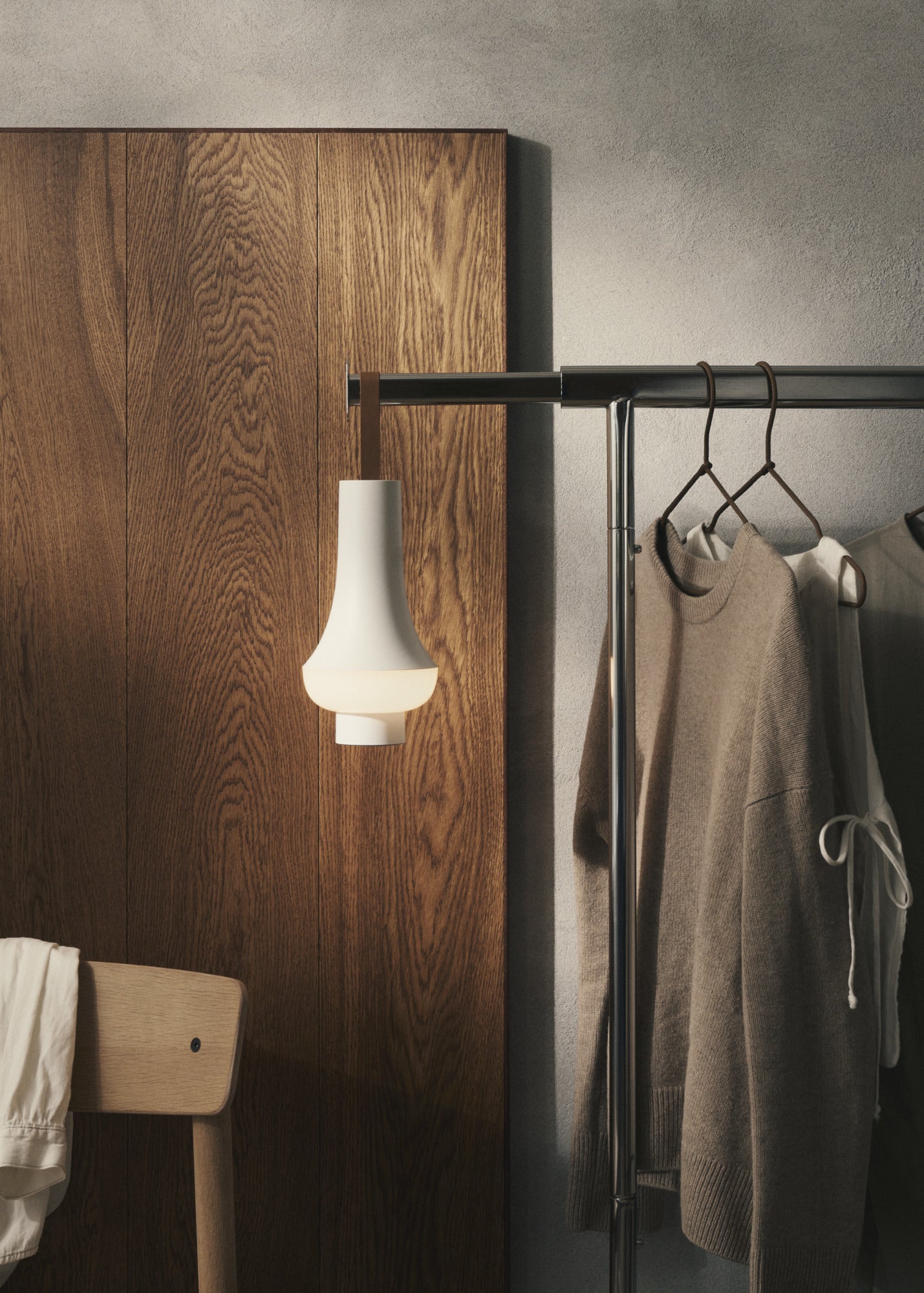 Tragbare Lampe TOMOSHI weiß