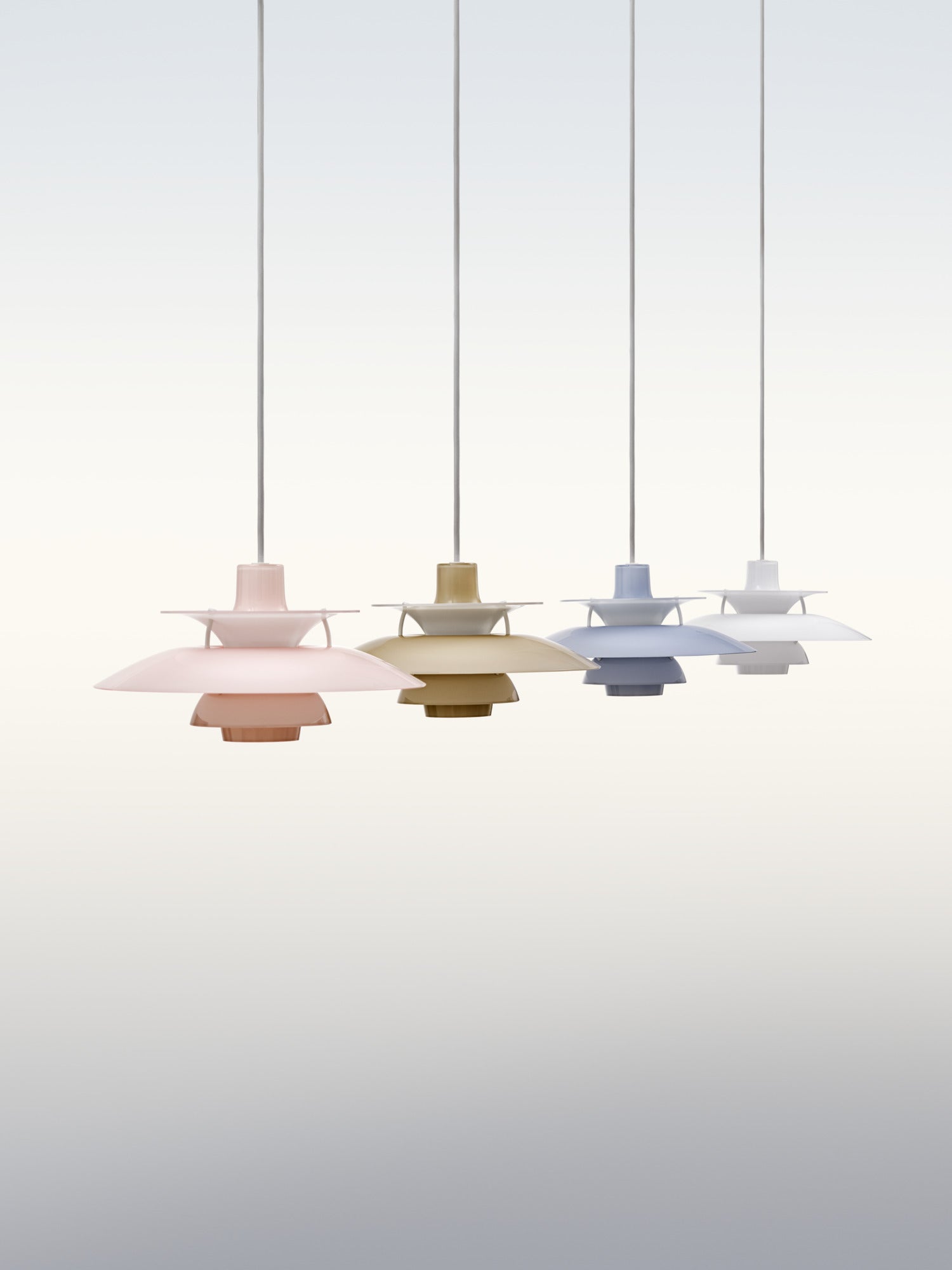 Lampa wisząca PH 5 OPAL biały