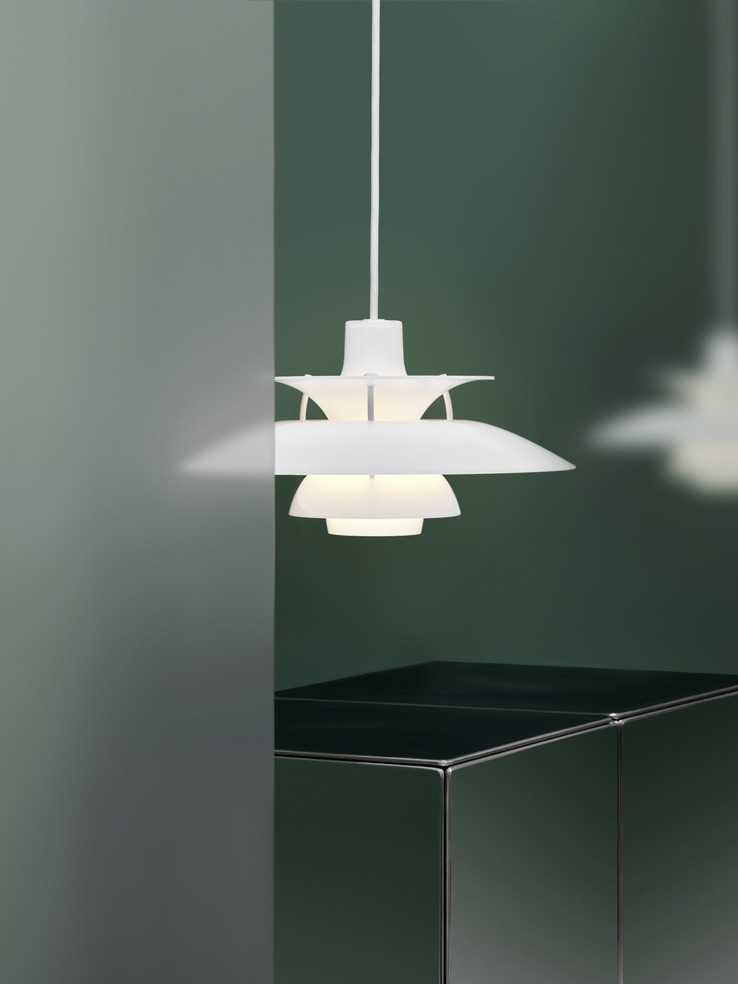 Lampa wisząca PH 5 OPAL biały