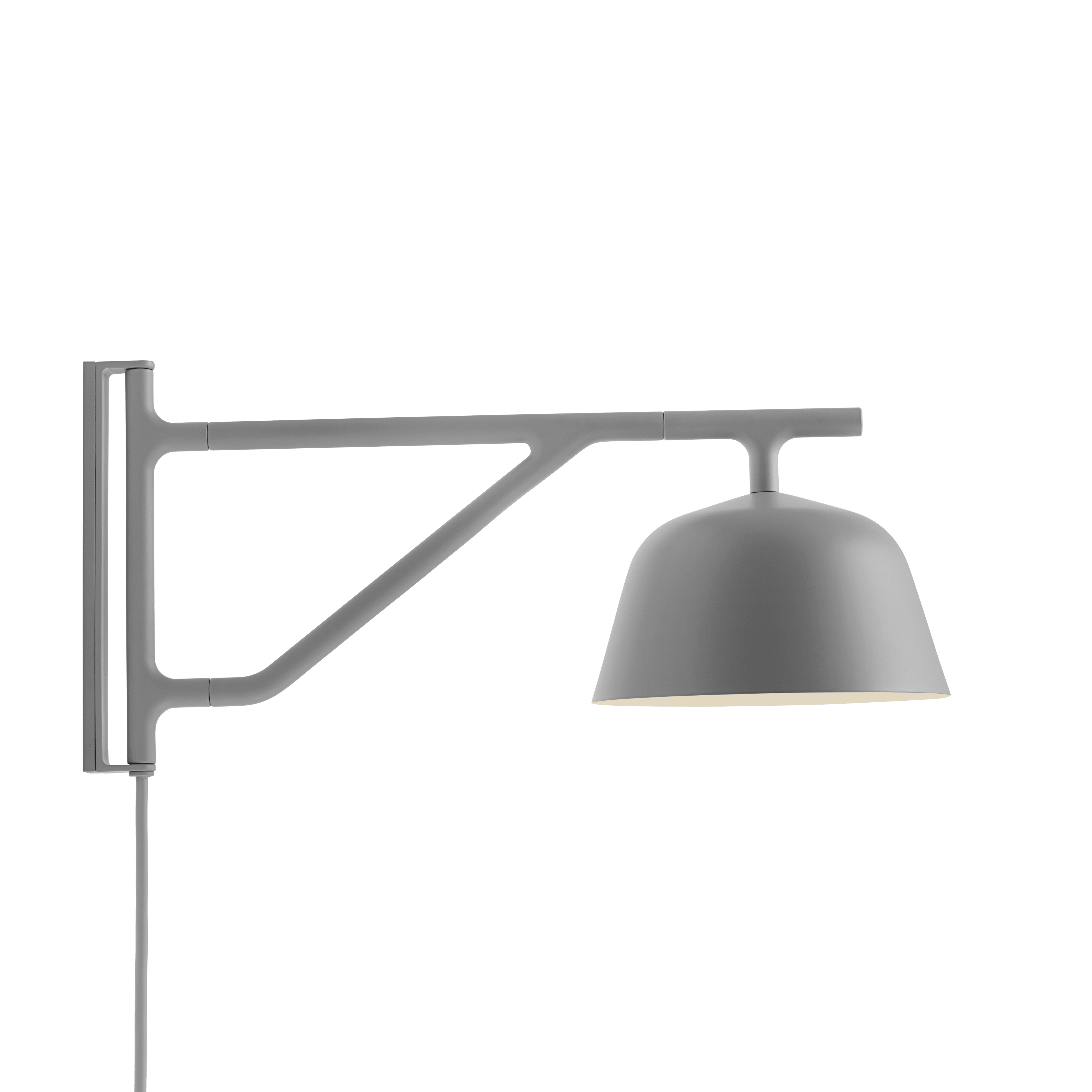 Lampa ścienna AMBIT szary