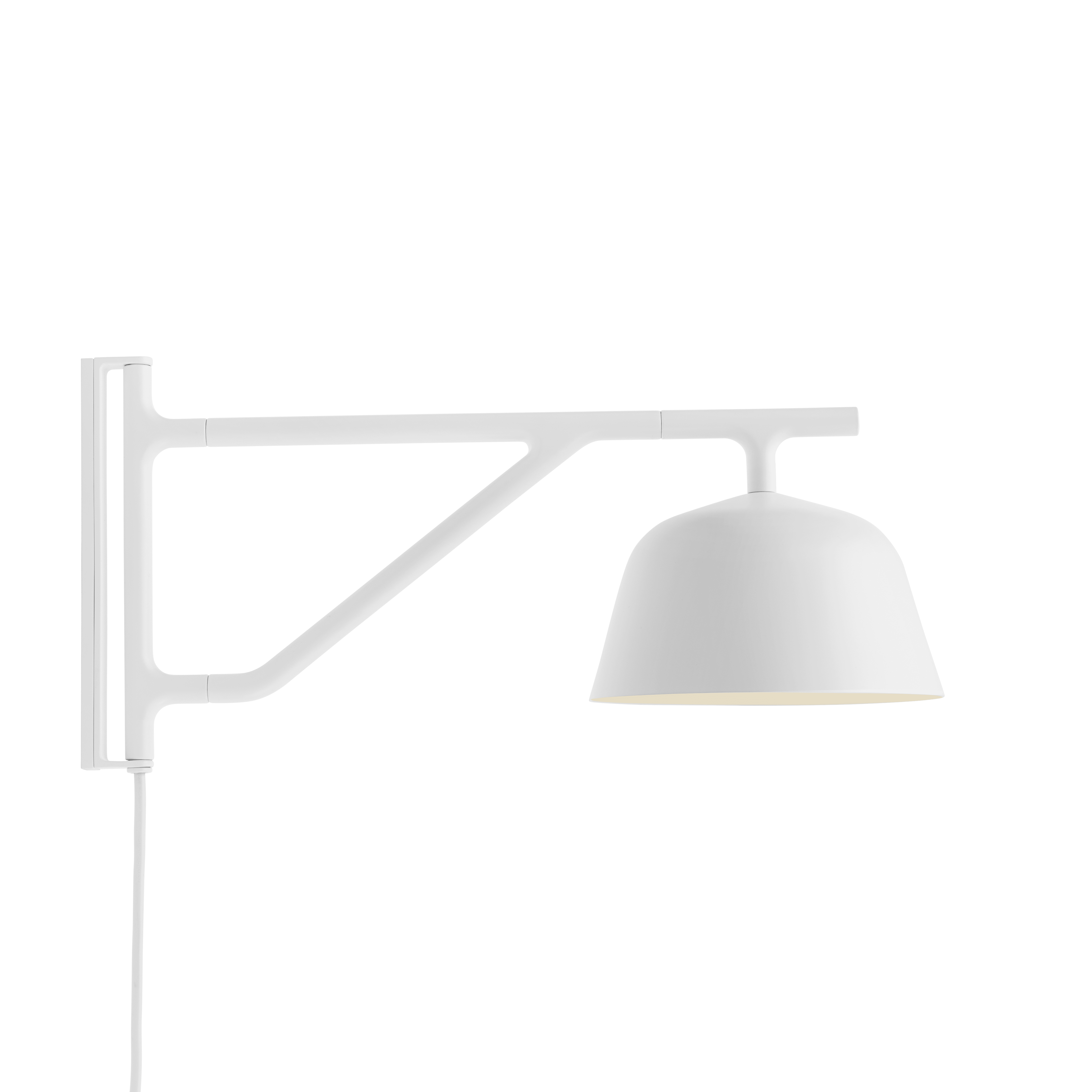 Lampa ścienna AMBIT biały