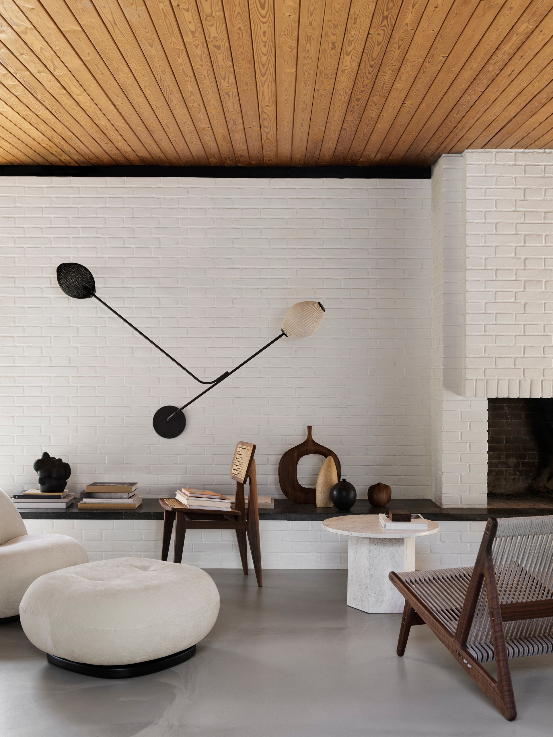 SATELLITE Wandleuchte schwarz