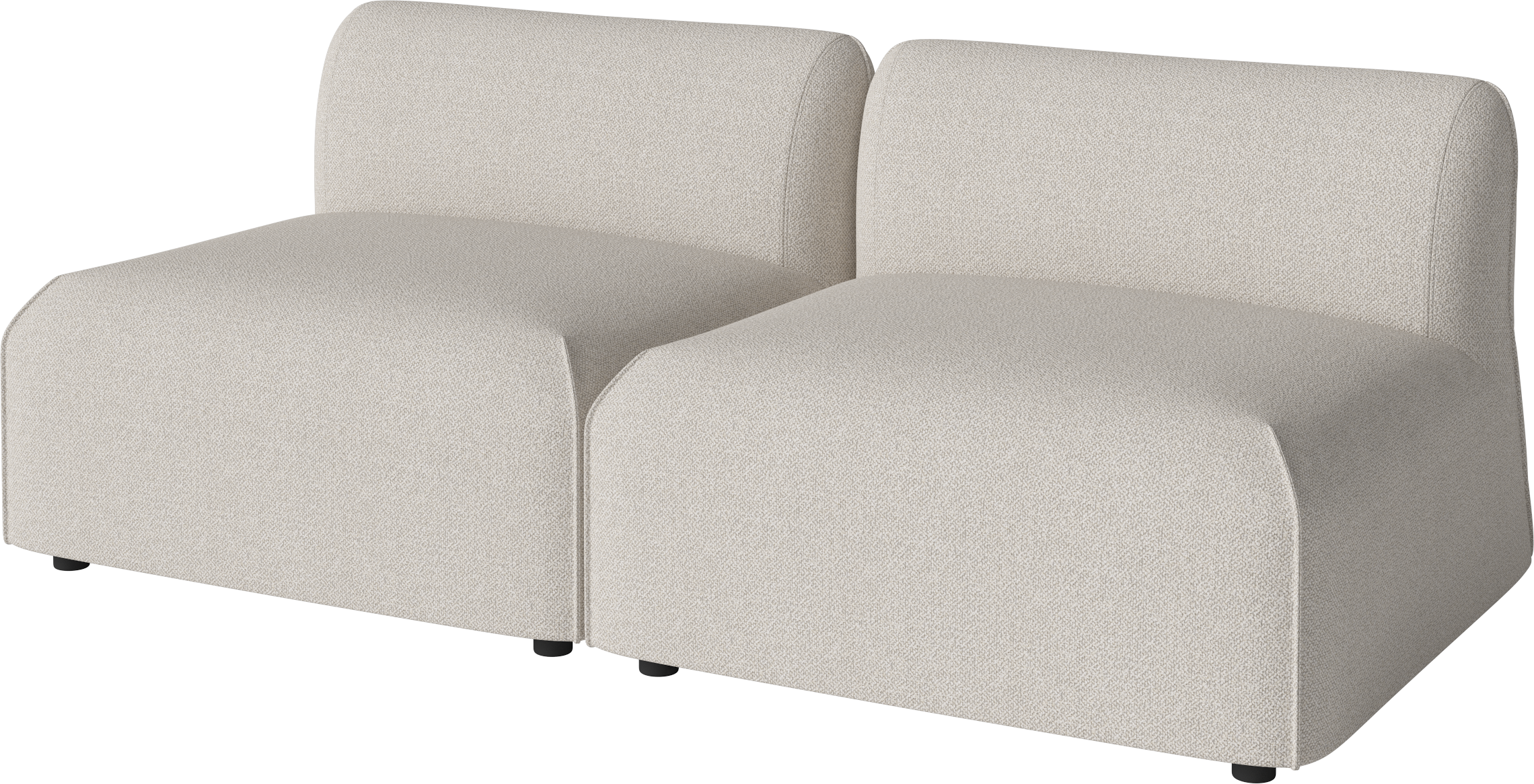 2-module sofa upholstered arke