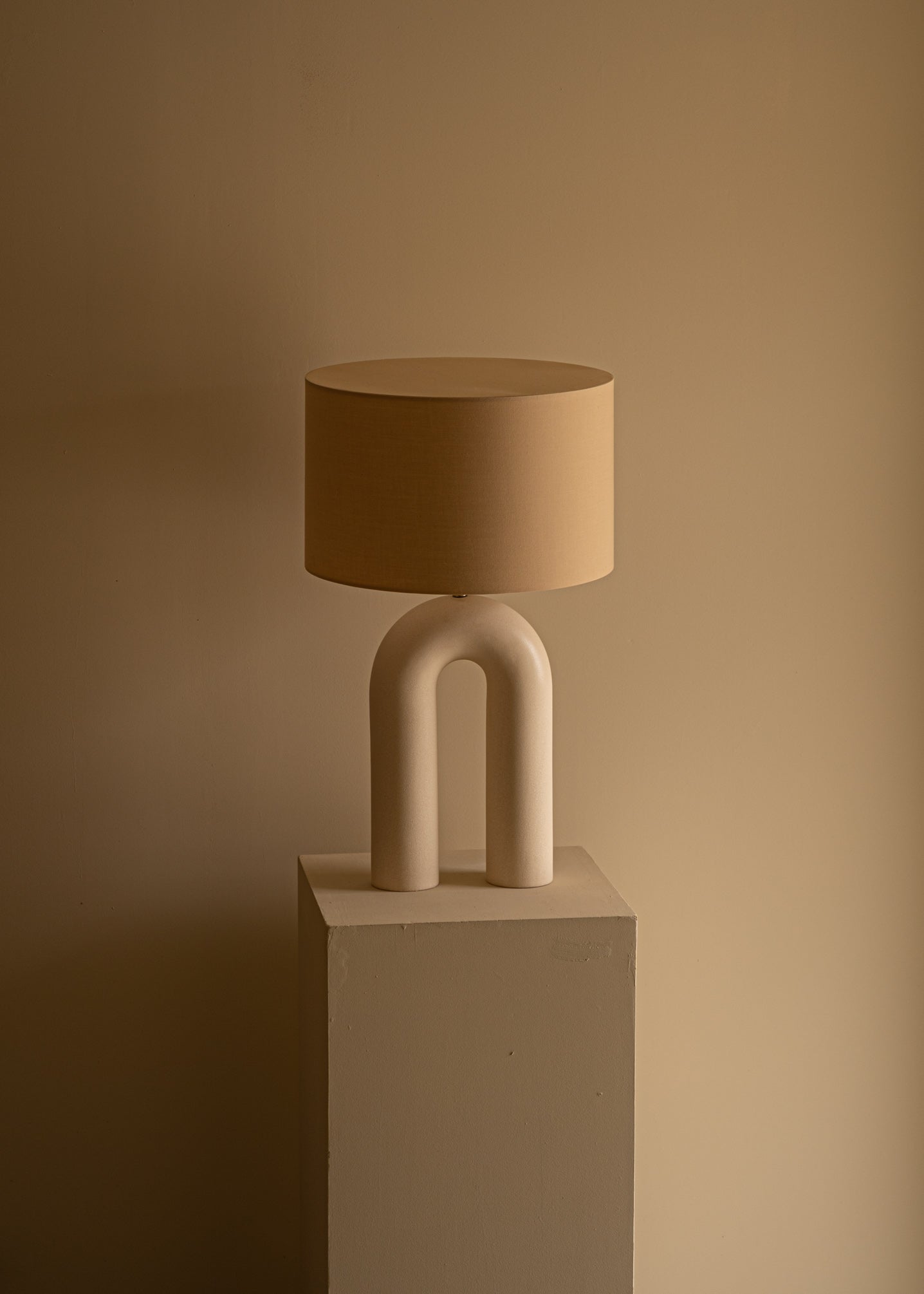 Ceramic Table Lamp ARKO Ecru