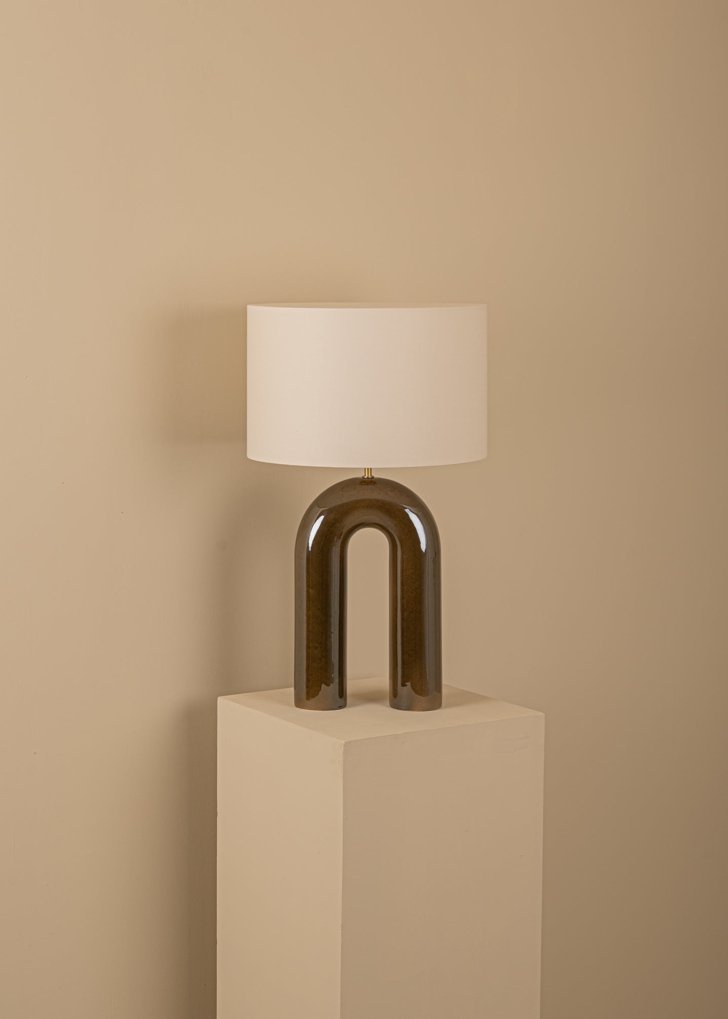 Tischlampe aus Keramik ARKO grün