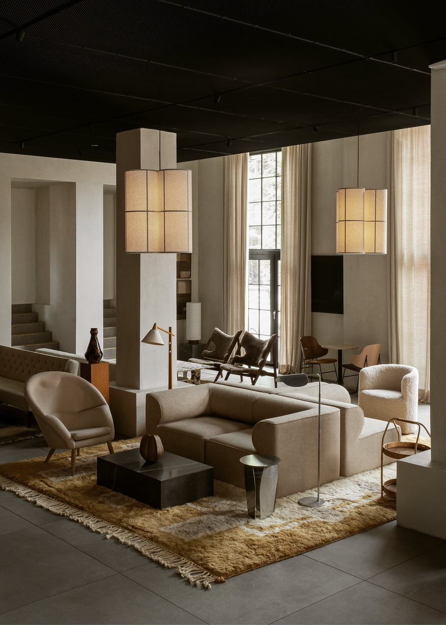 Sessel ODA rot mit Eichenbasis