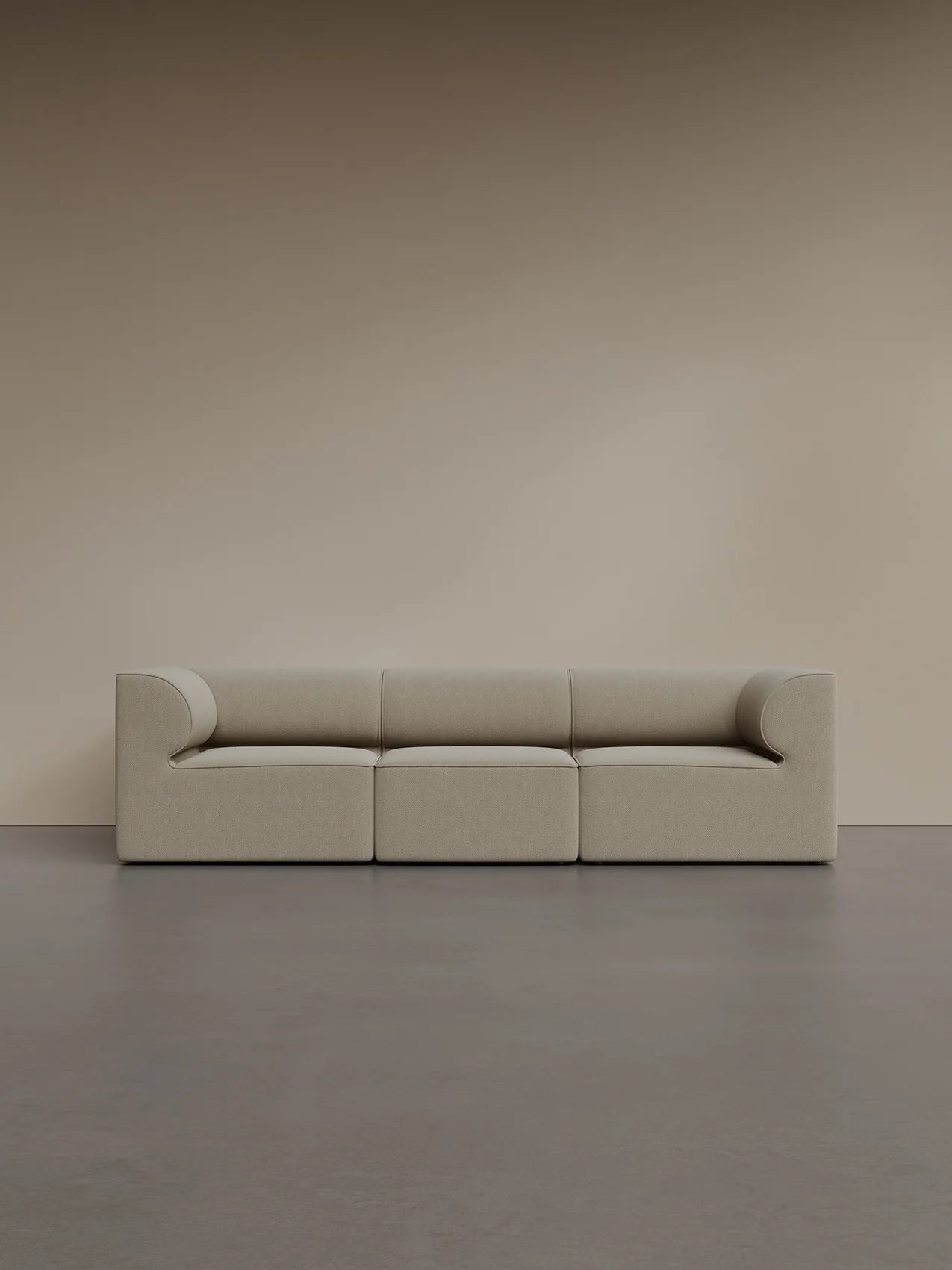 Modulares 3-Sitzer Sofa EAVE jasminbeige