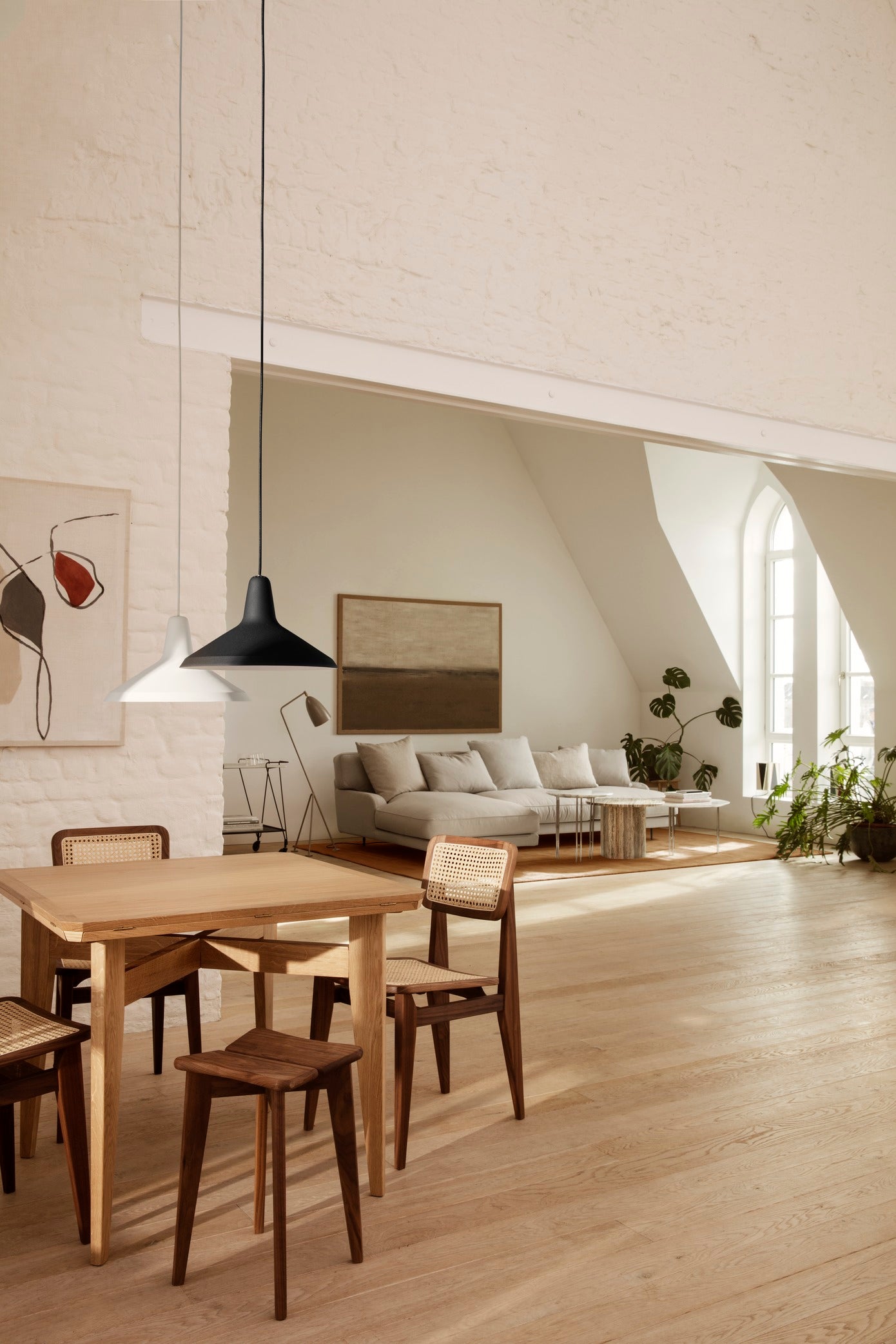 C-CHAIR black oak wood chair with weaving