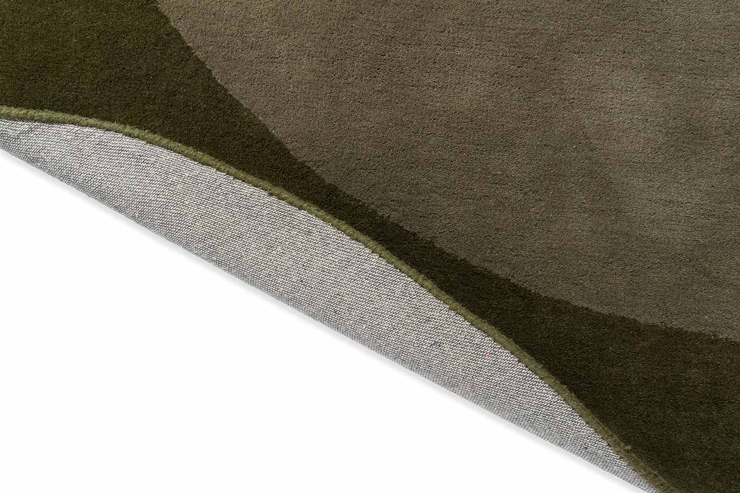 ELEMENT MOORE oval rug olive