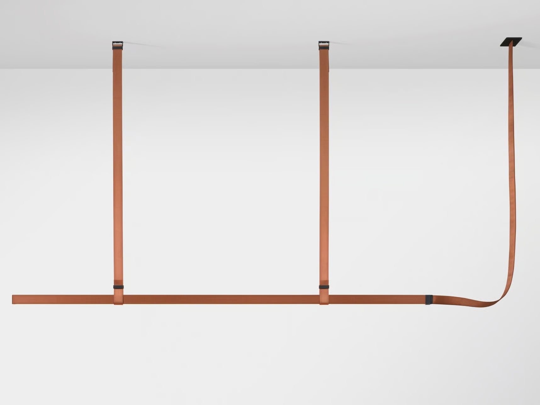 Belt Pendant Lamp Copper Brown