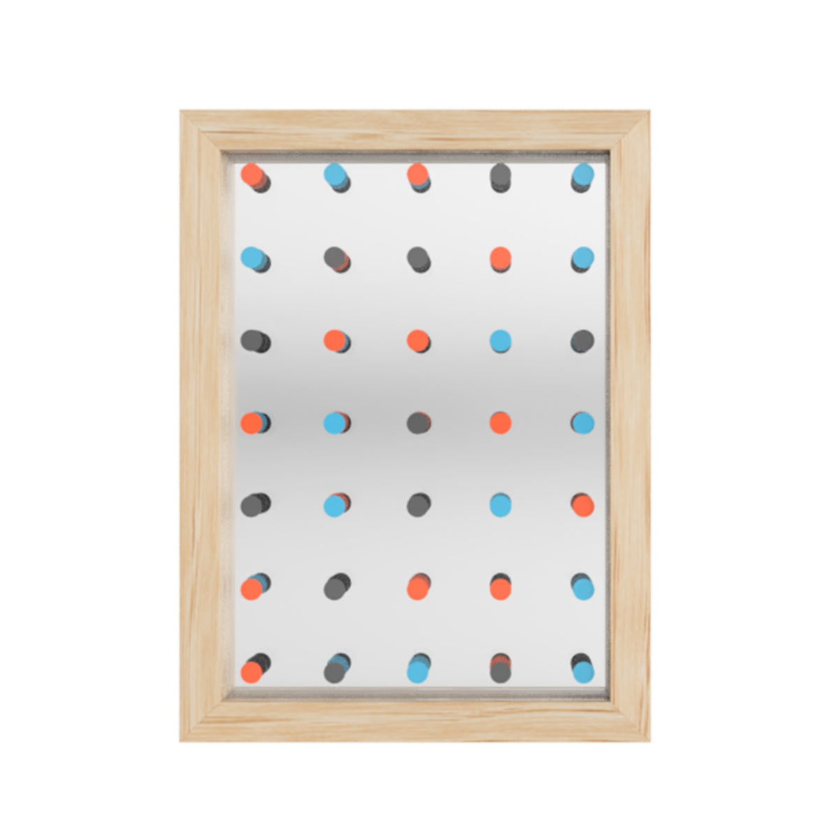 Spiegel DOTTY mit bunten Punkten