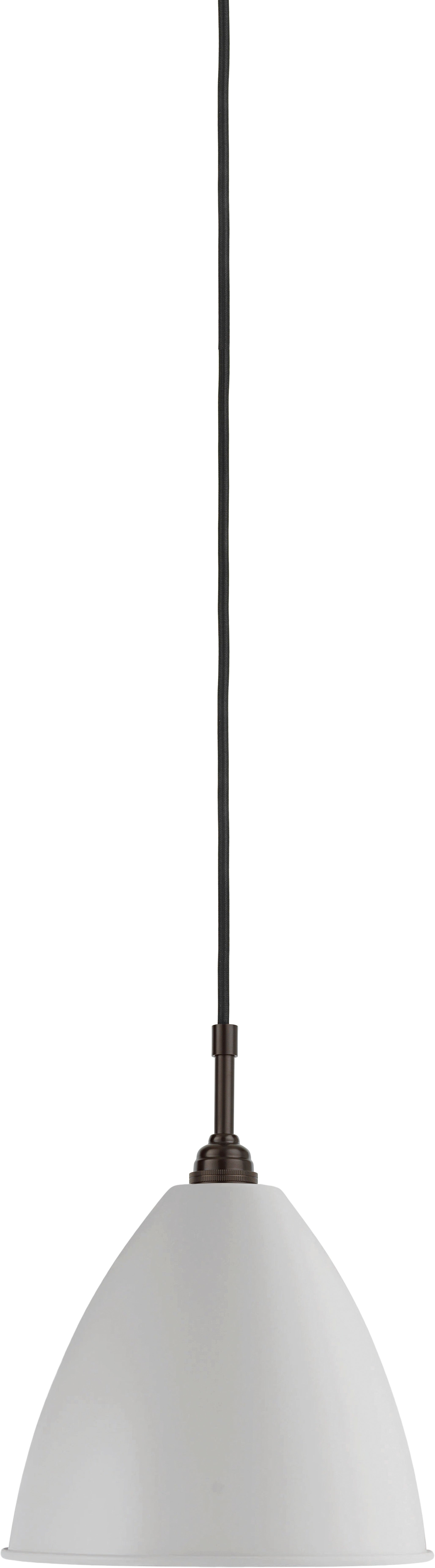 BESTLITE BL9 Black Pendant Lamp with Cream Shade