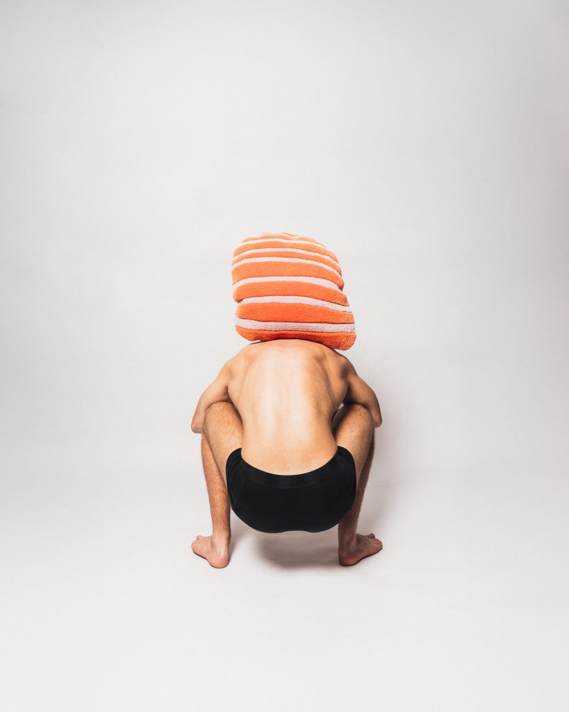 Dekokissen BONBON orange mit rosa