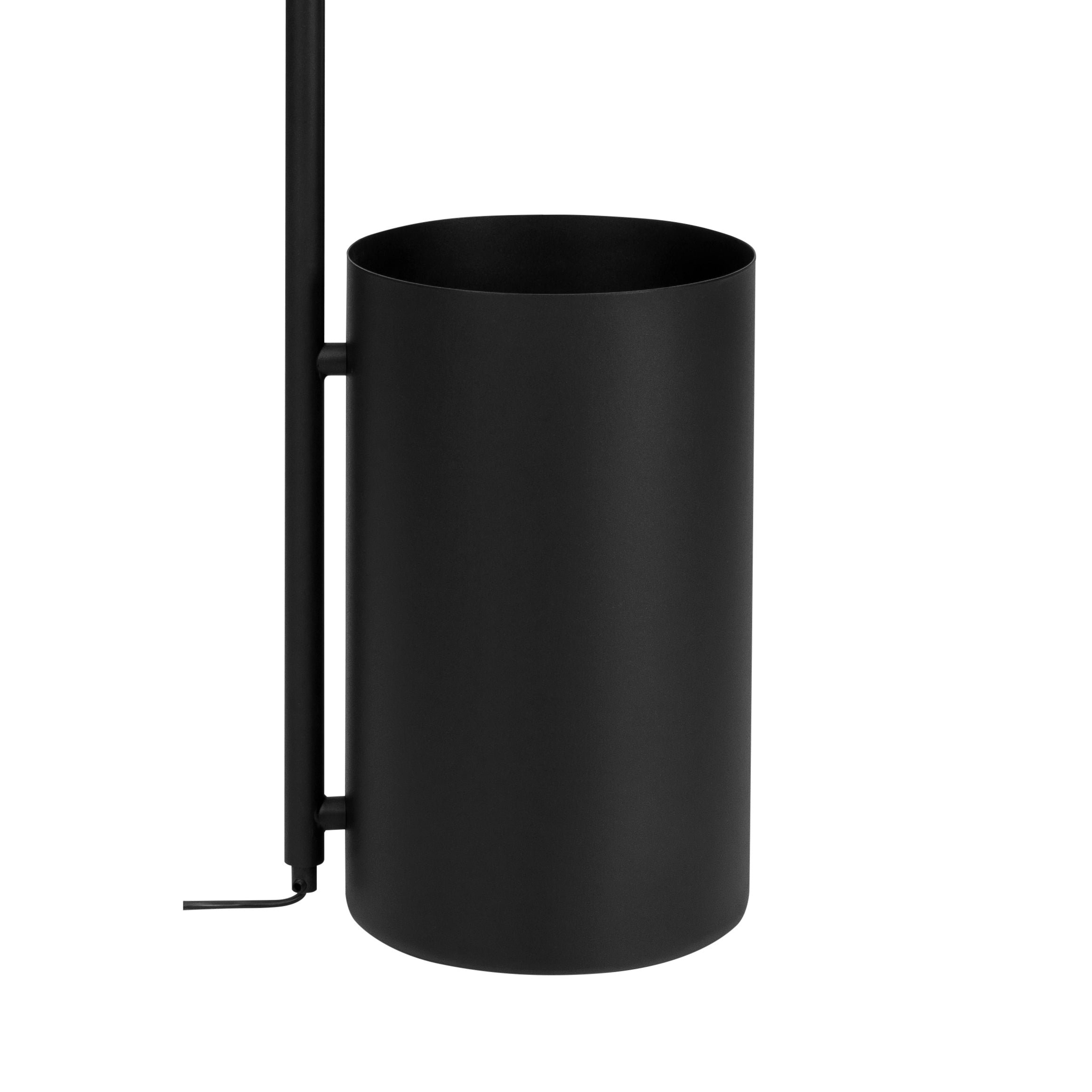 Stehlampe mit Tisch BOTANICA DECO XL schwarz