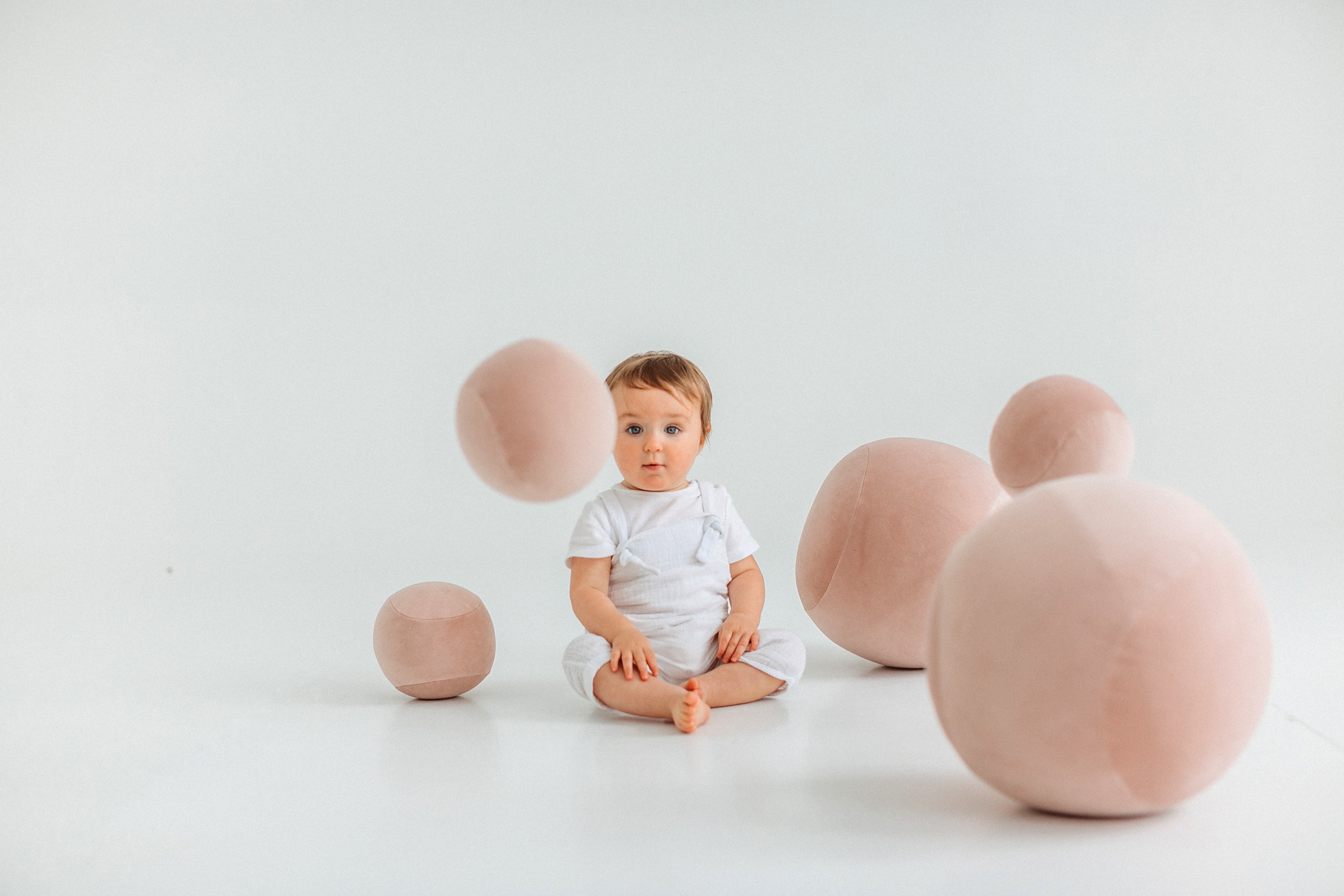Upholstered Children's Pouf BABY SPHERIC