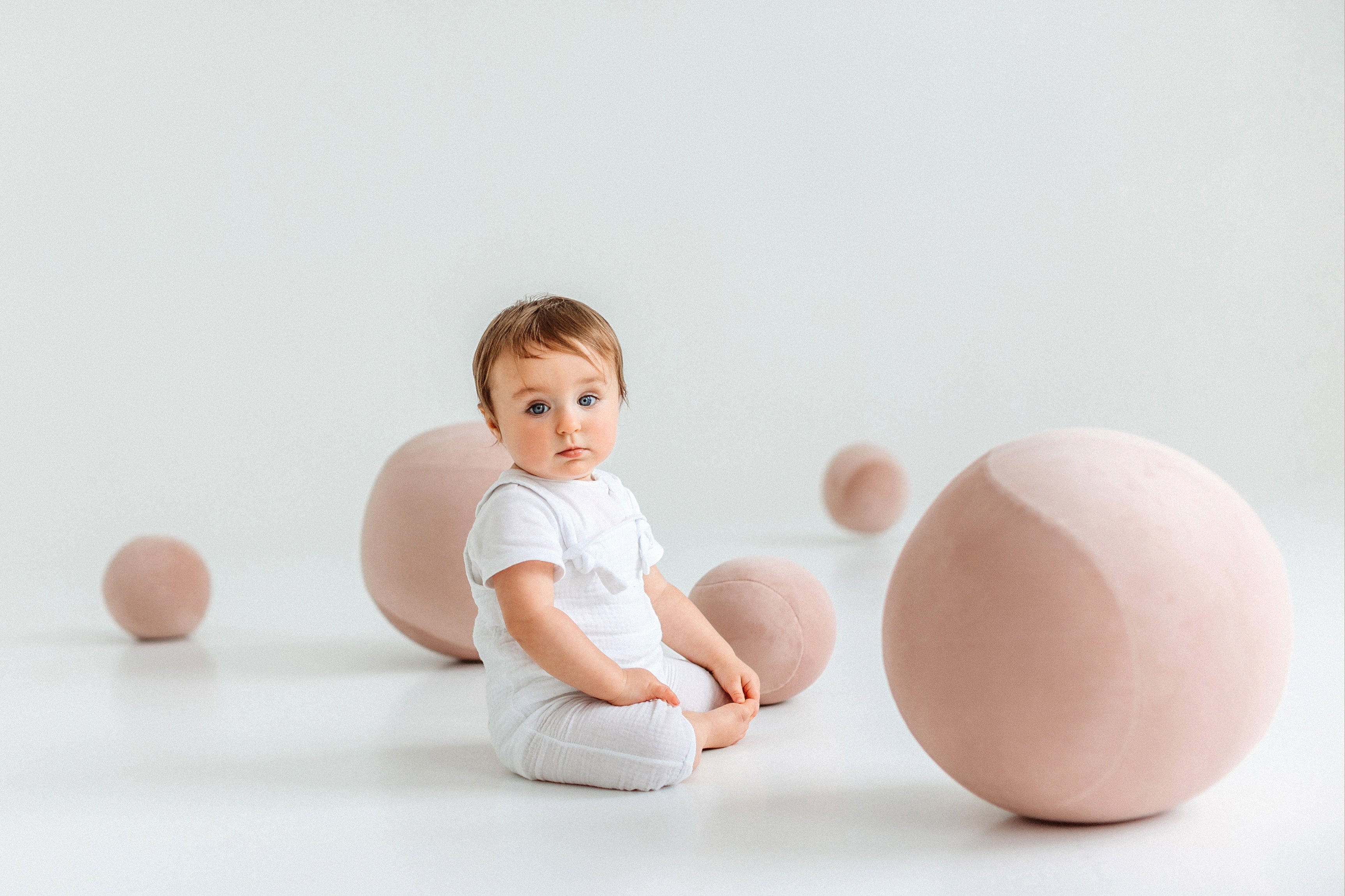 Upholstered Children's Pouf BABY SPHERIC