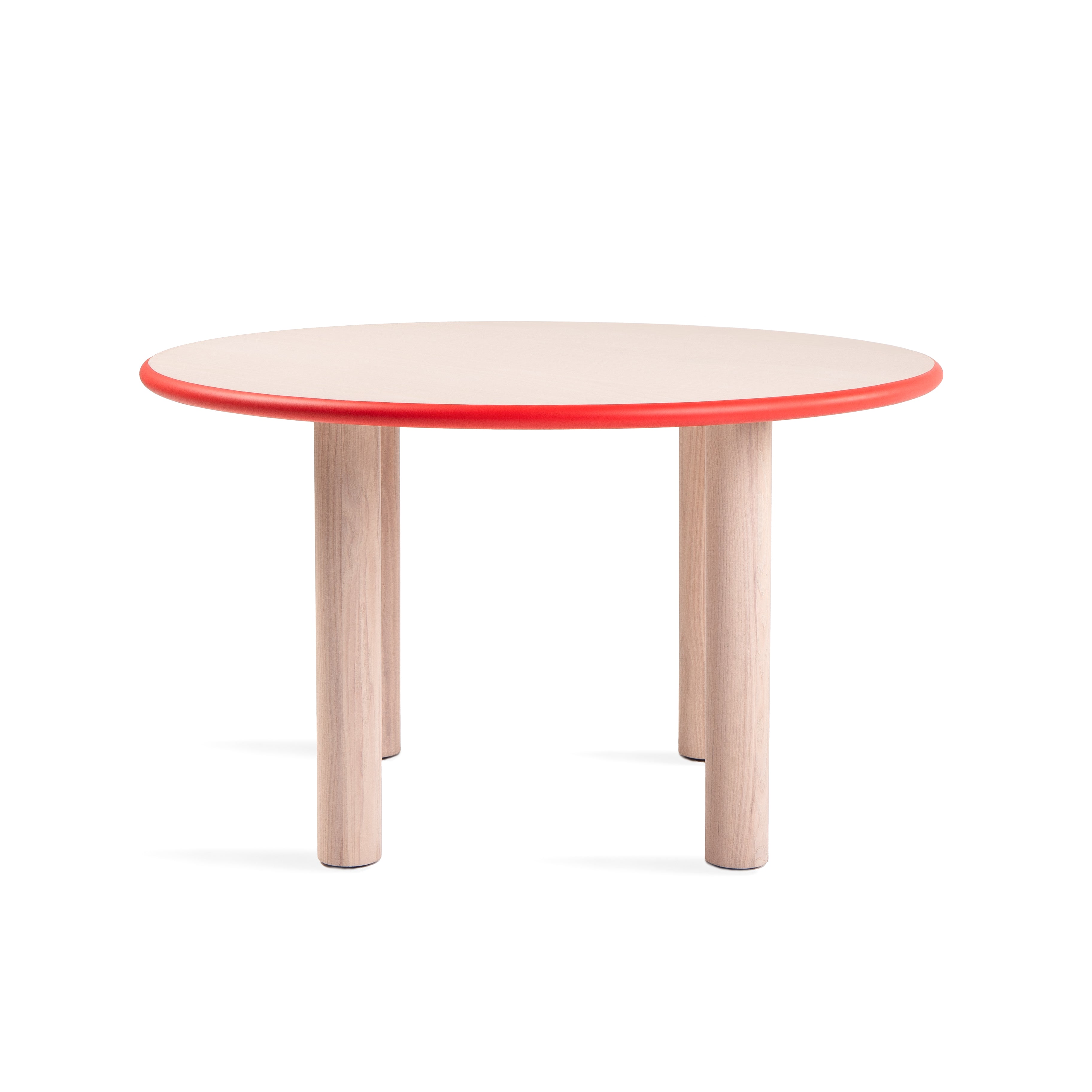 Round Children's Table BABY PAUL Natural Ash Wood