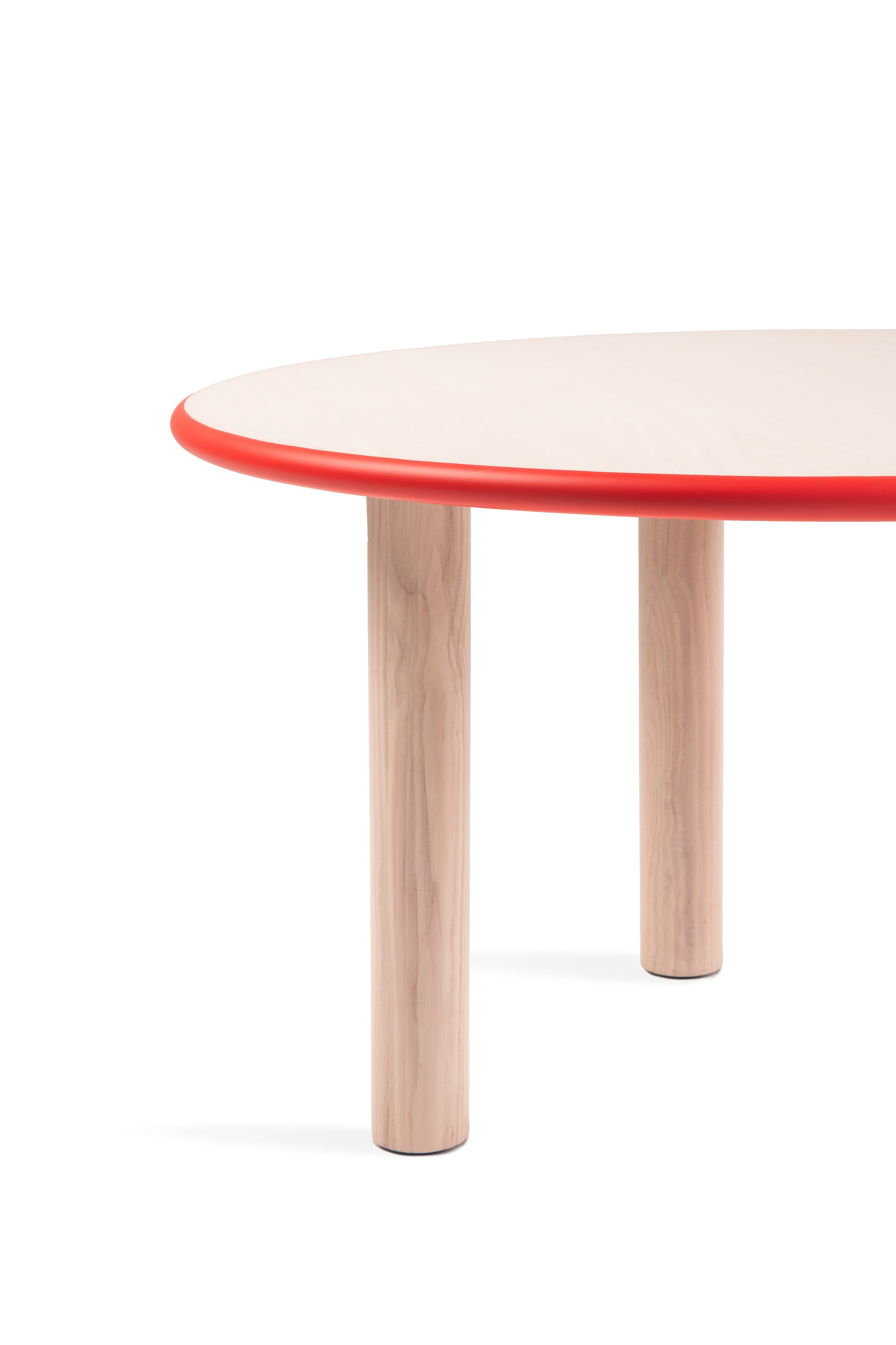 Round Children's Table BABY PAUL Natural Ash Wood