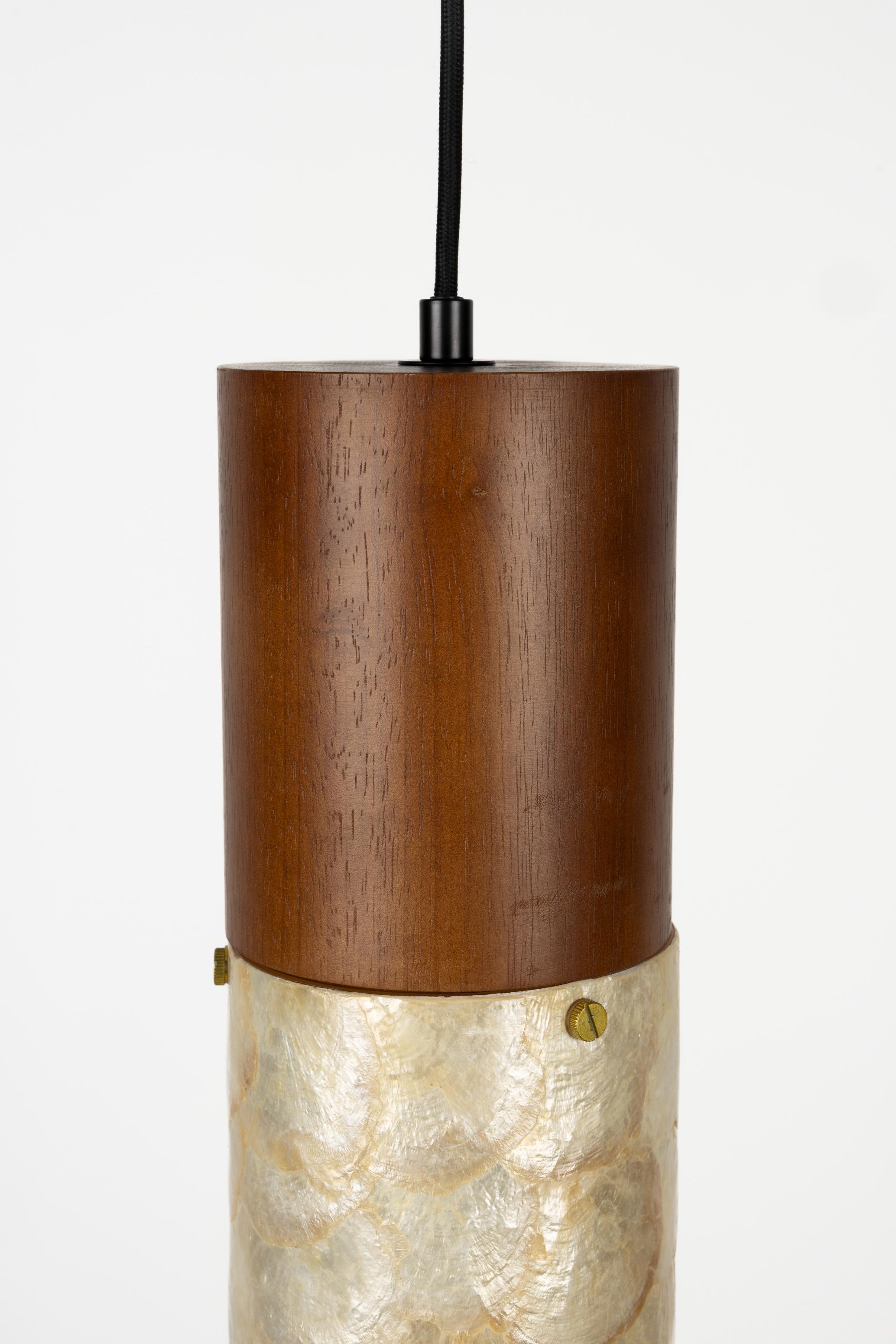 Lampa wisząca BEAM drewno dębowe