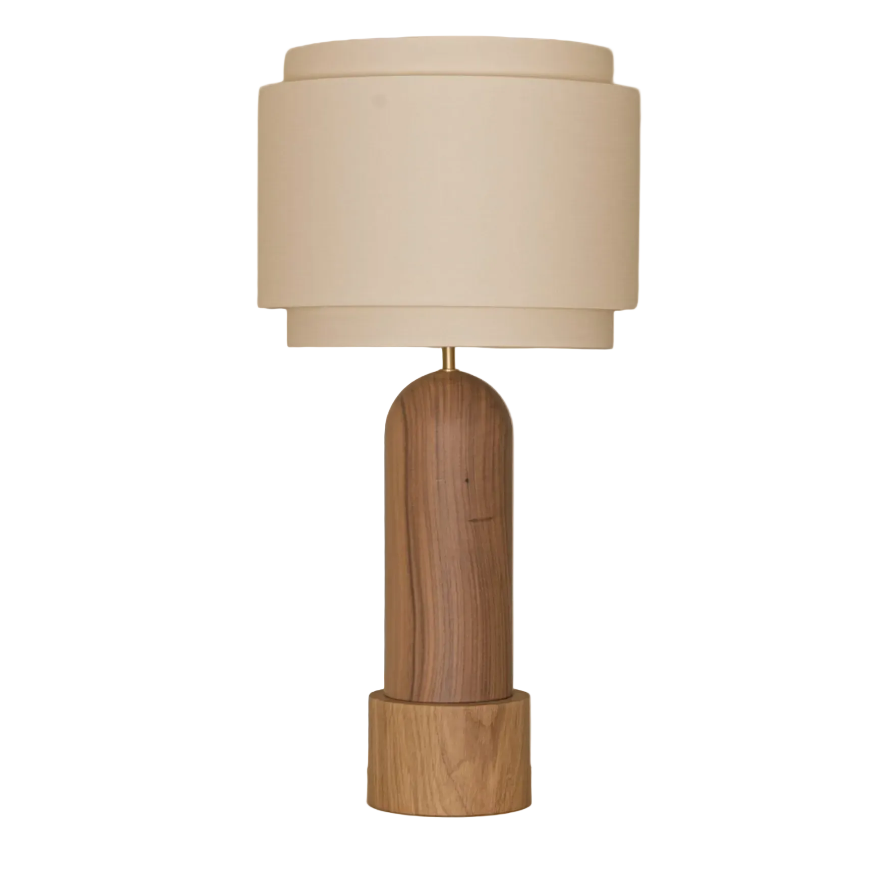 PURA KELO DOUBLE Table Lamp Walnut Wood