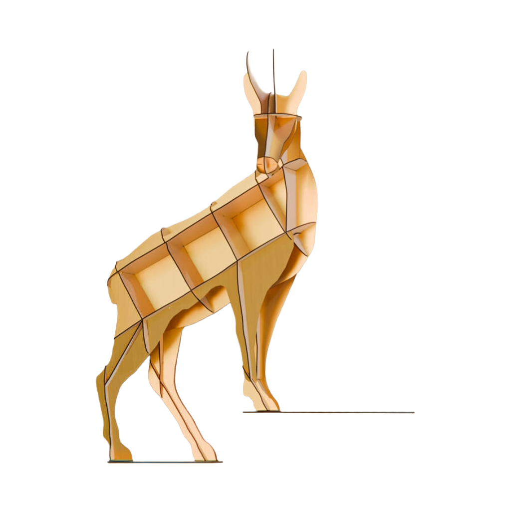 Wandregal HORACE in Gold