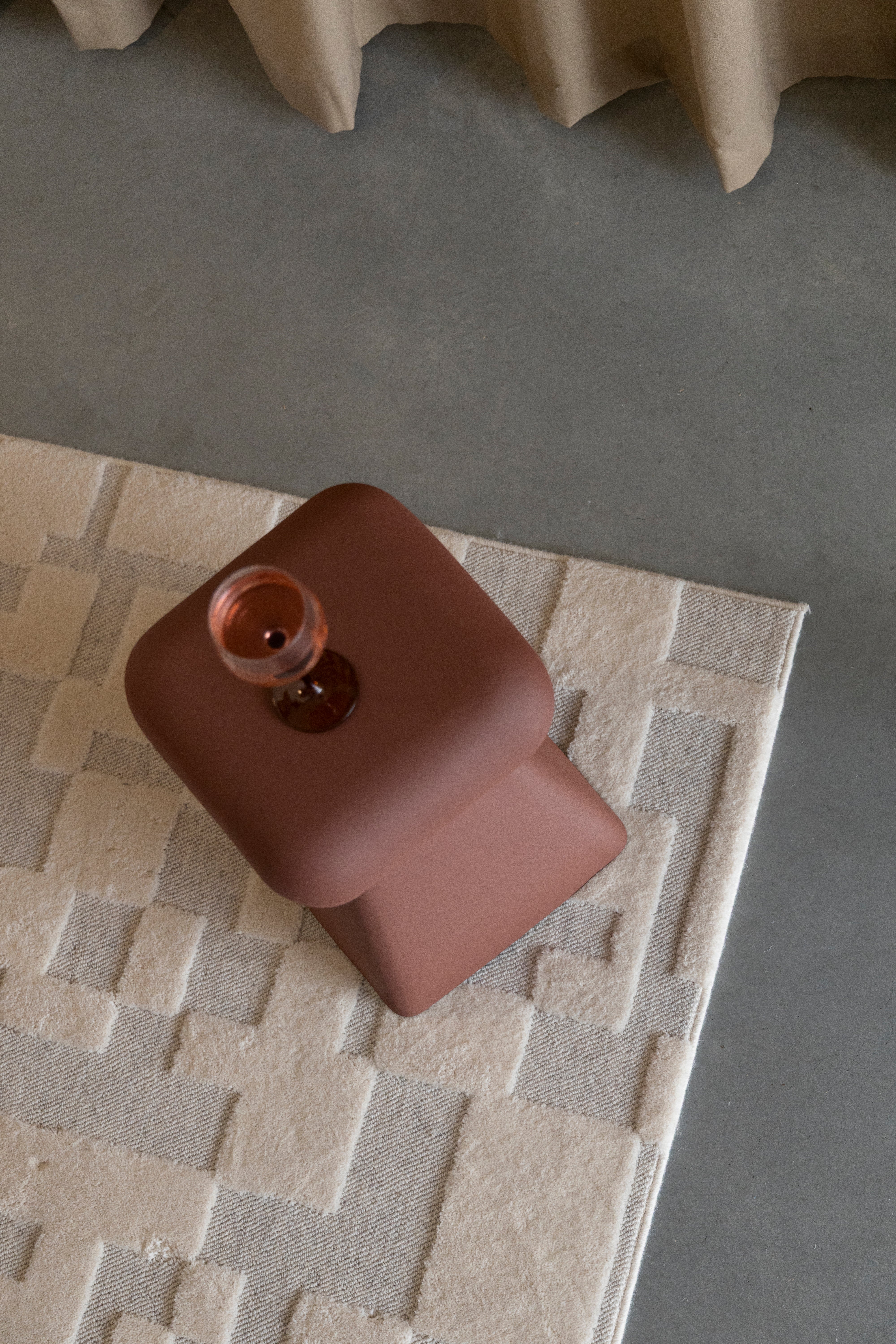 Teppich BRICKS beige