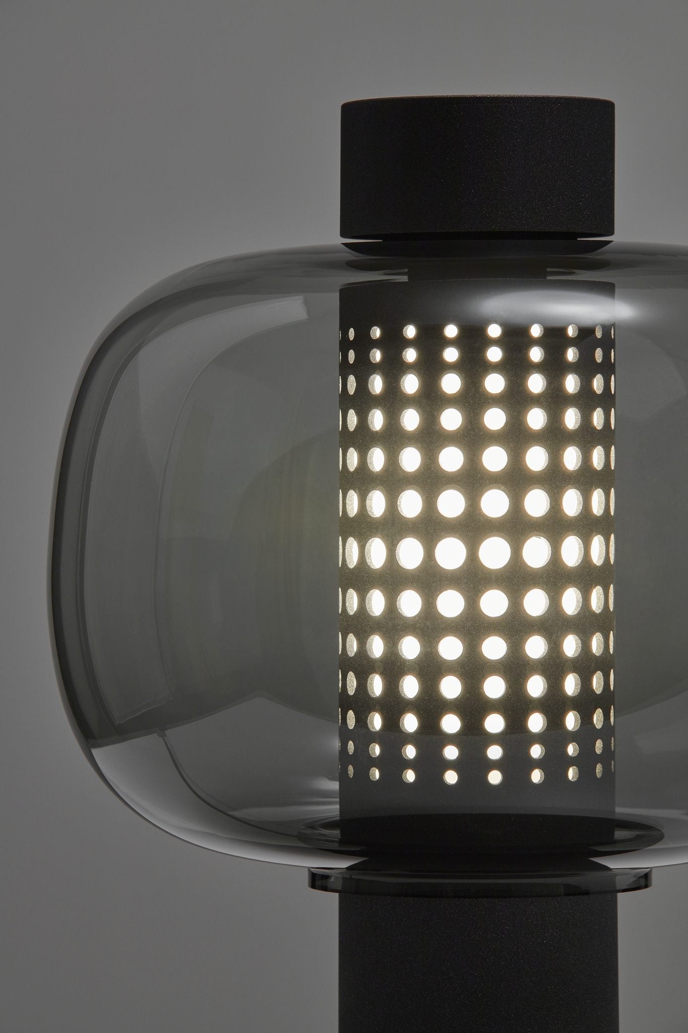Stehlampe für den Außenbereich BONBORI aus geblasenem Glas