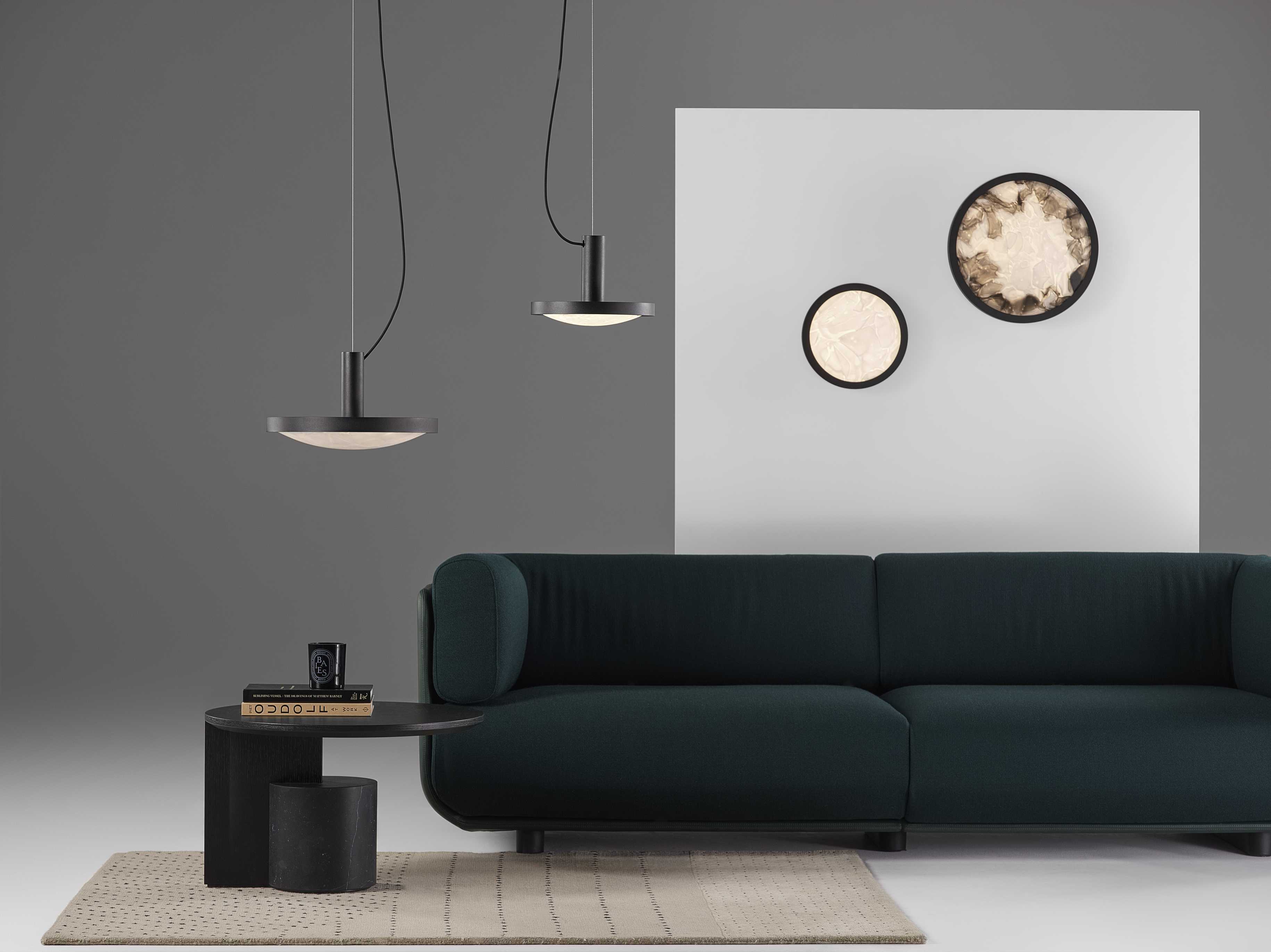 Convex hanging lamp BokisGlass glass