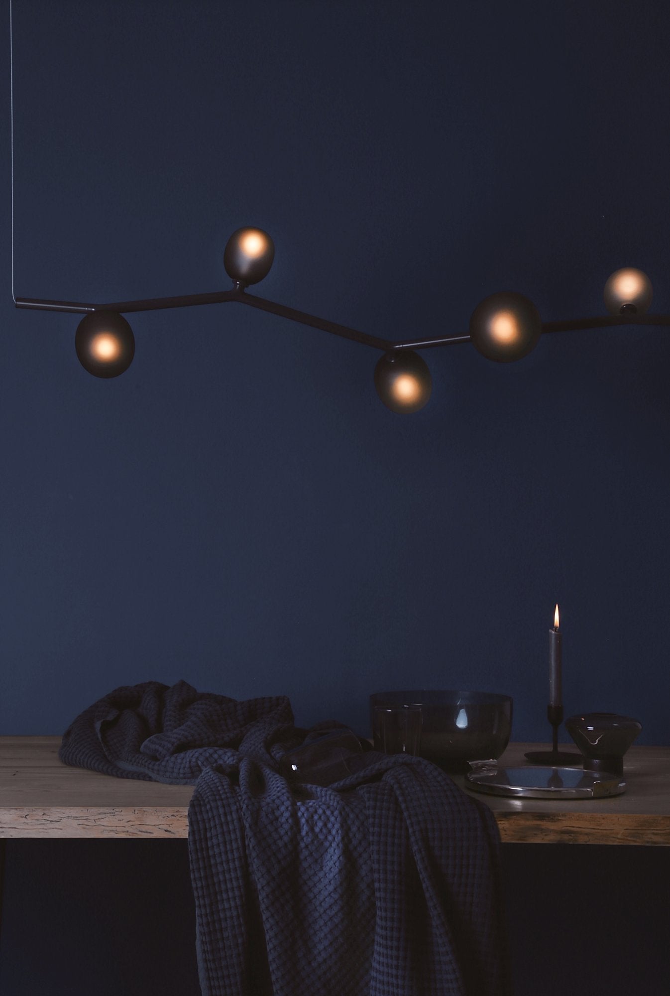 Ivy hanging lamp - Horizontal Matte glass