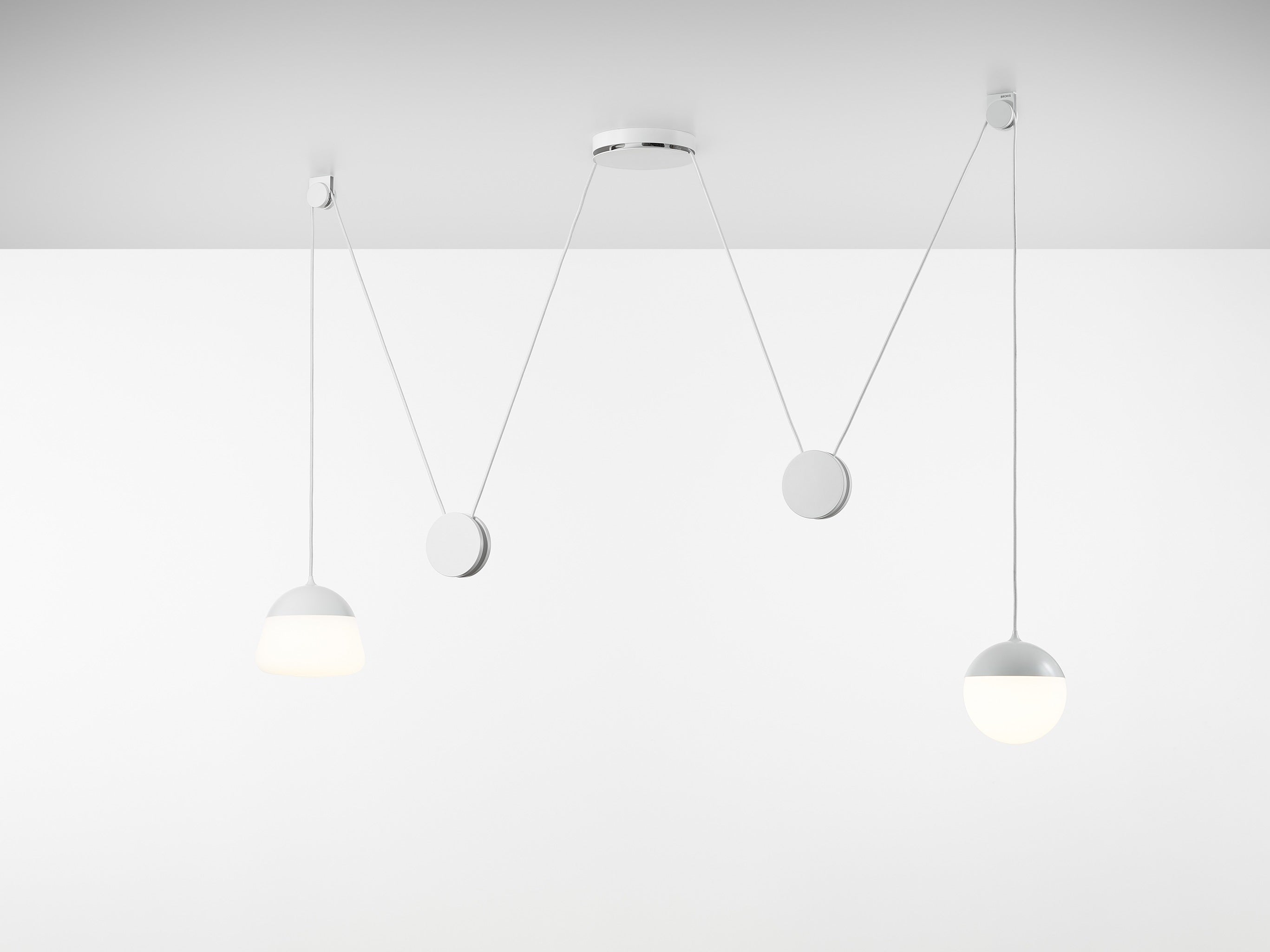 PLANETS pendant lamp matte glass