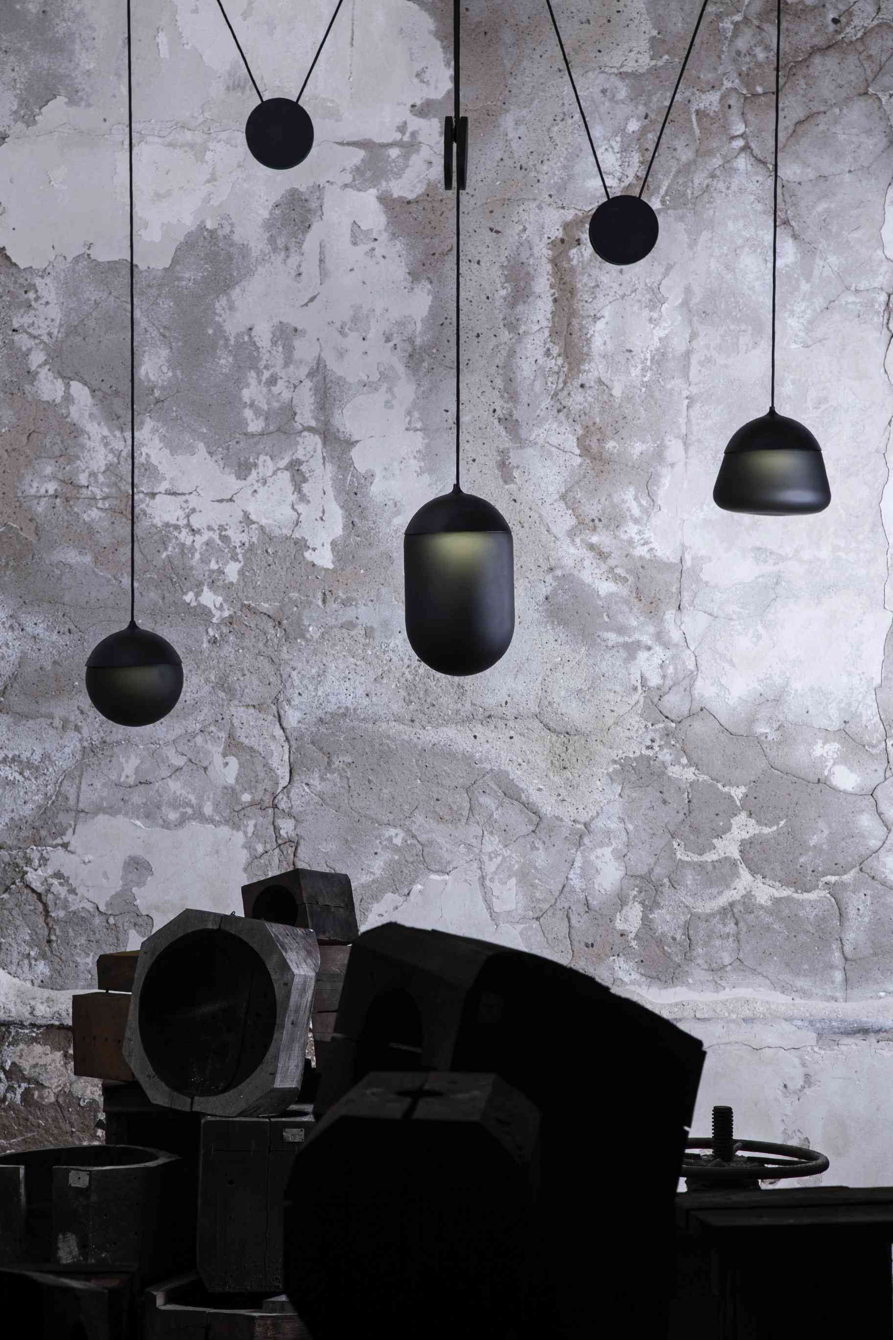 PLANETS pendant lamp matte glass