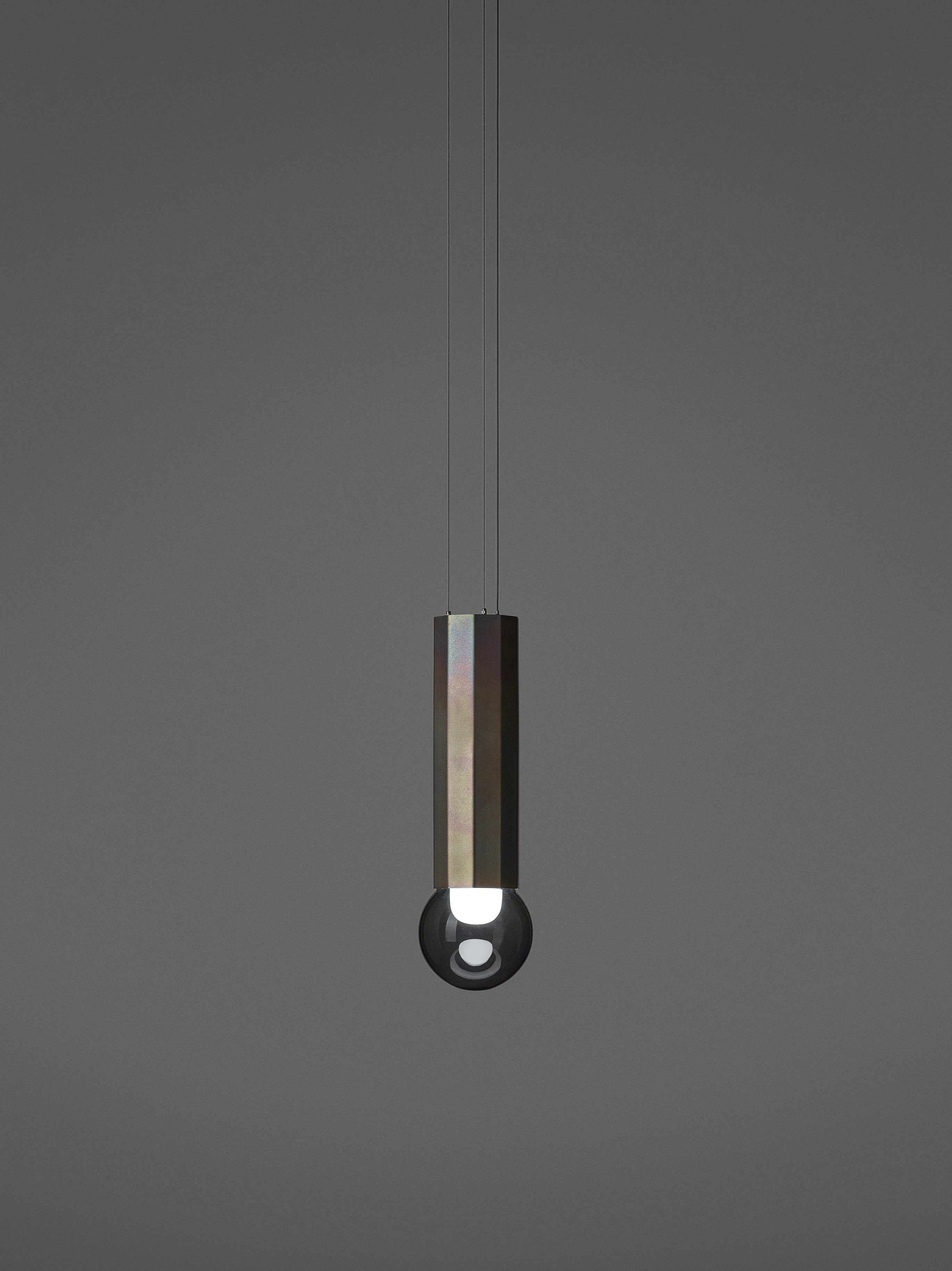 Prisma -Metall -Leuchte -Leuchten -Lampe