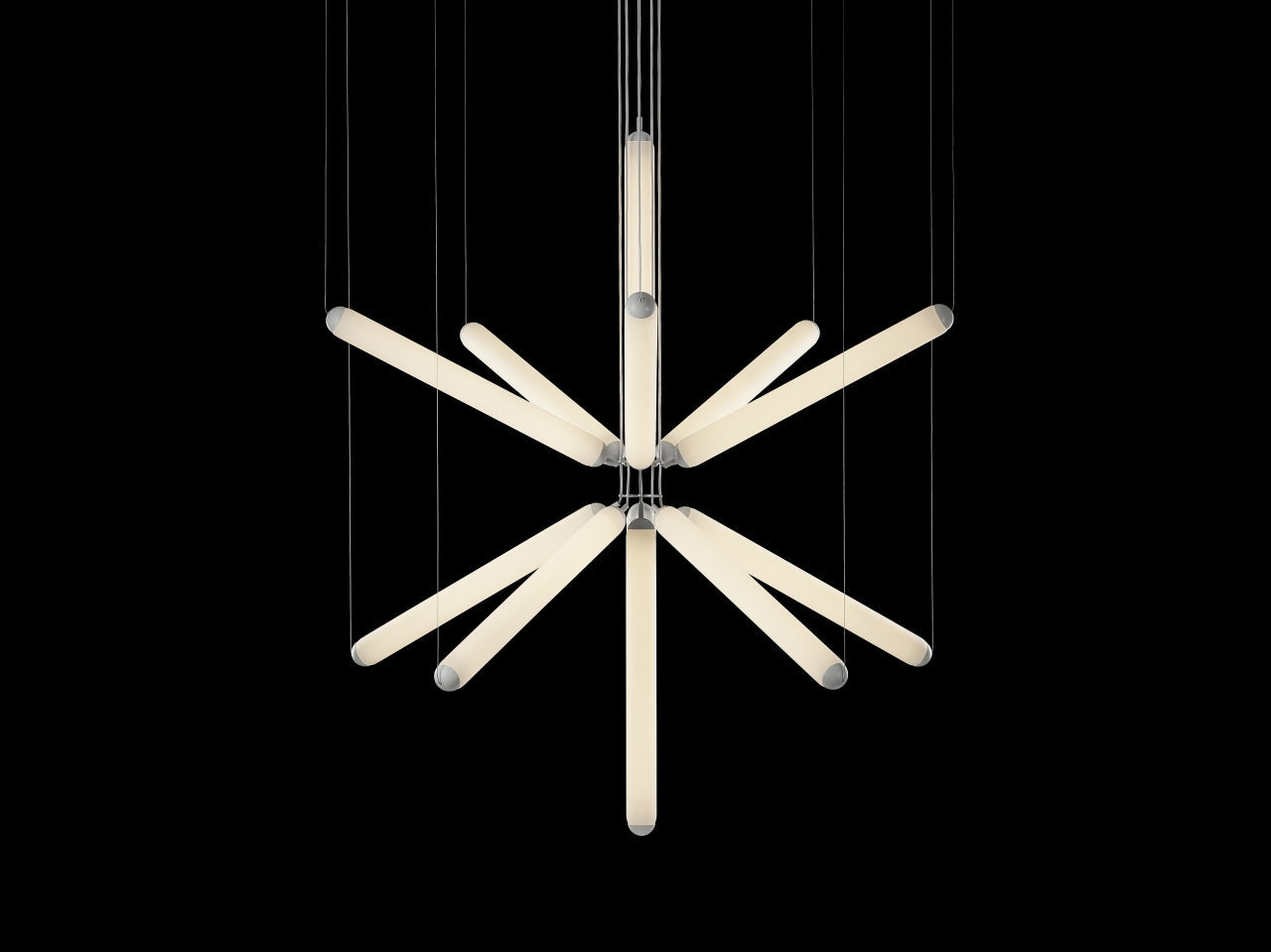 Puro Sparkle Hanging Lamp Matte Glas