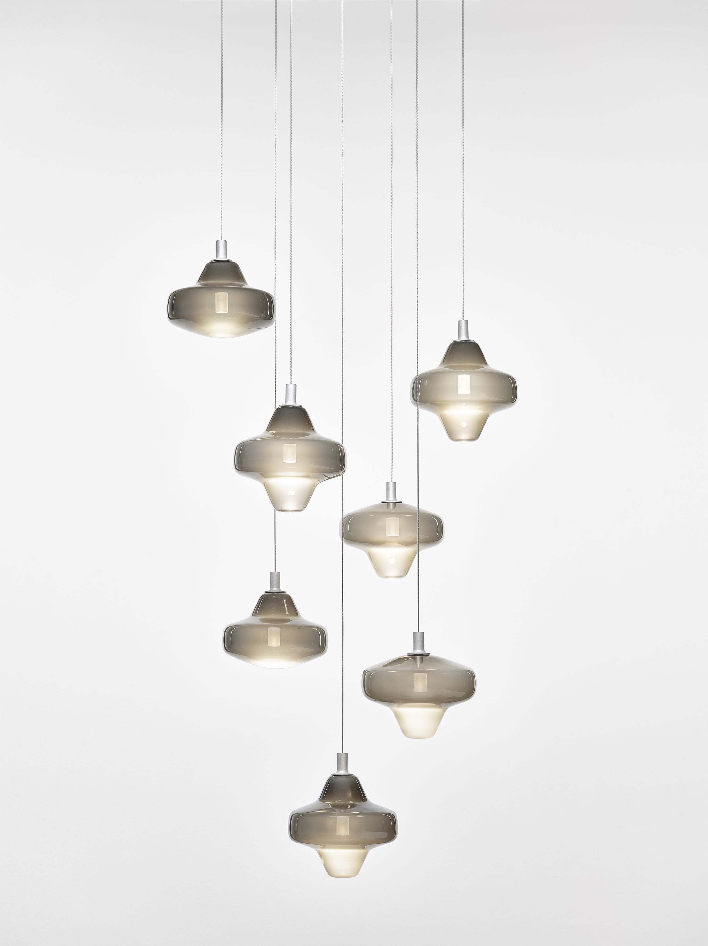 Sternenhängerlampe aufblasbares Glas