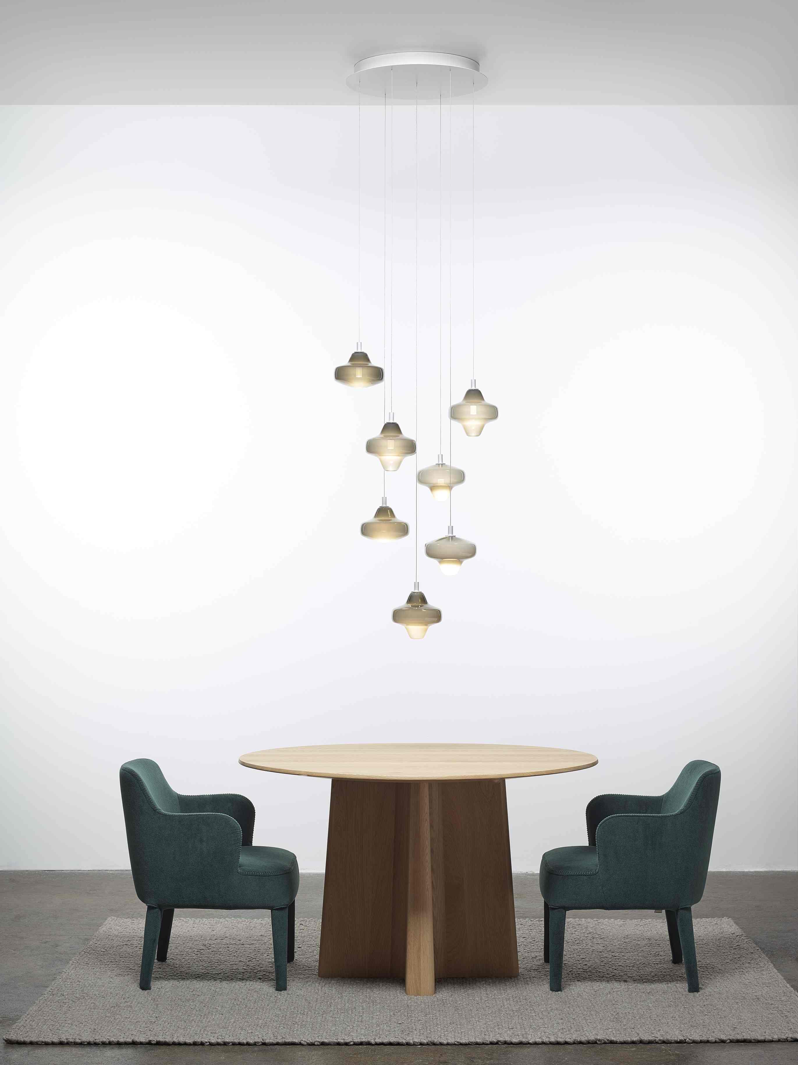 Sternenhängerlampe aufblasbares Glas