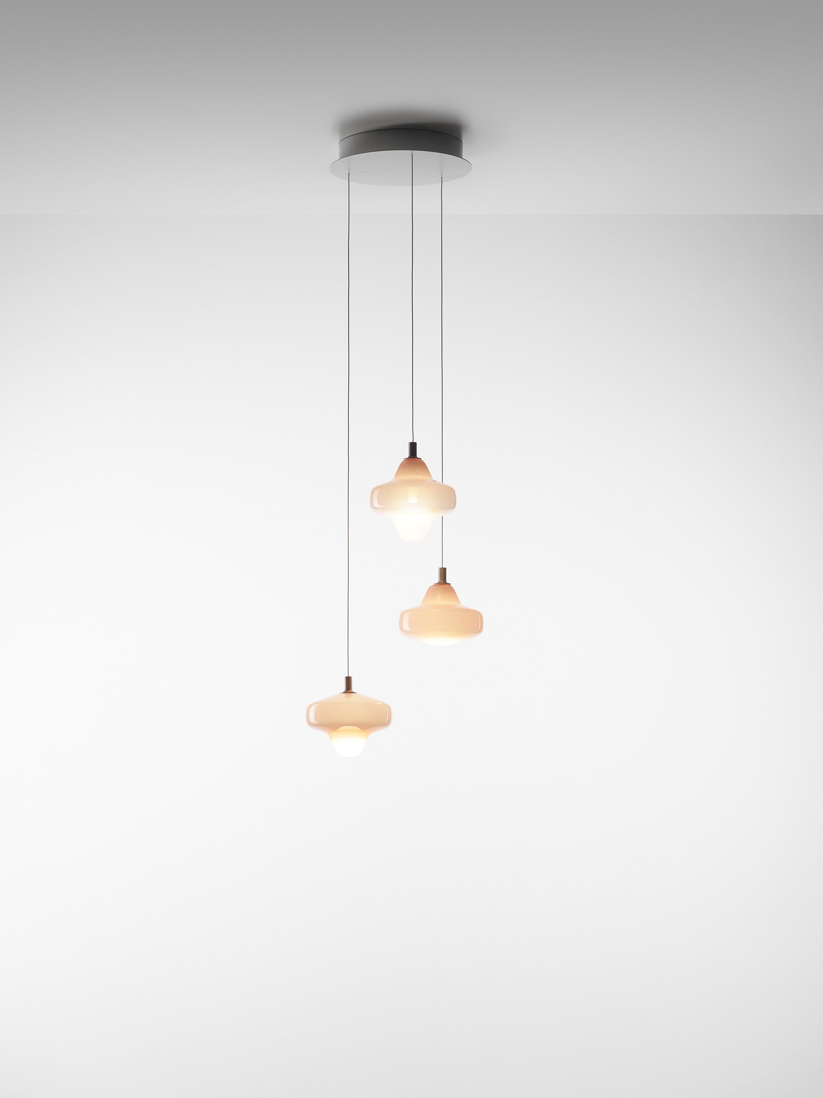 Sternenhängerlampe aufblasbares Glas