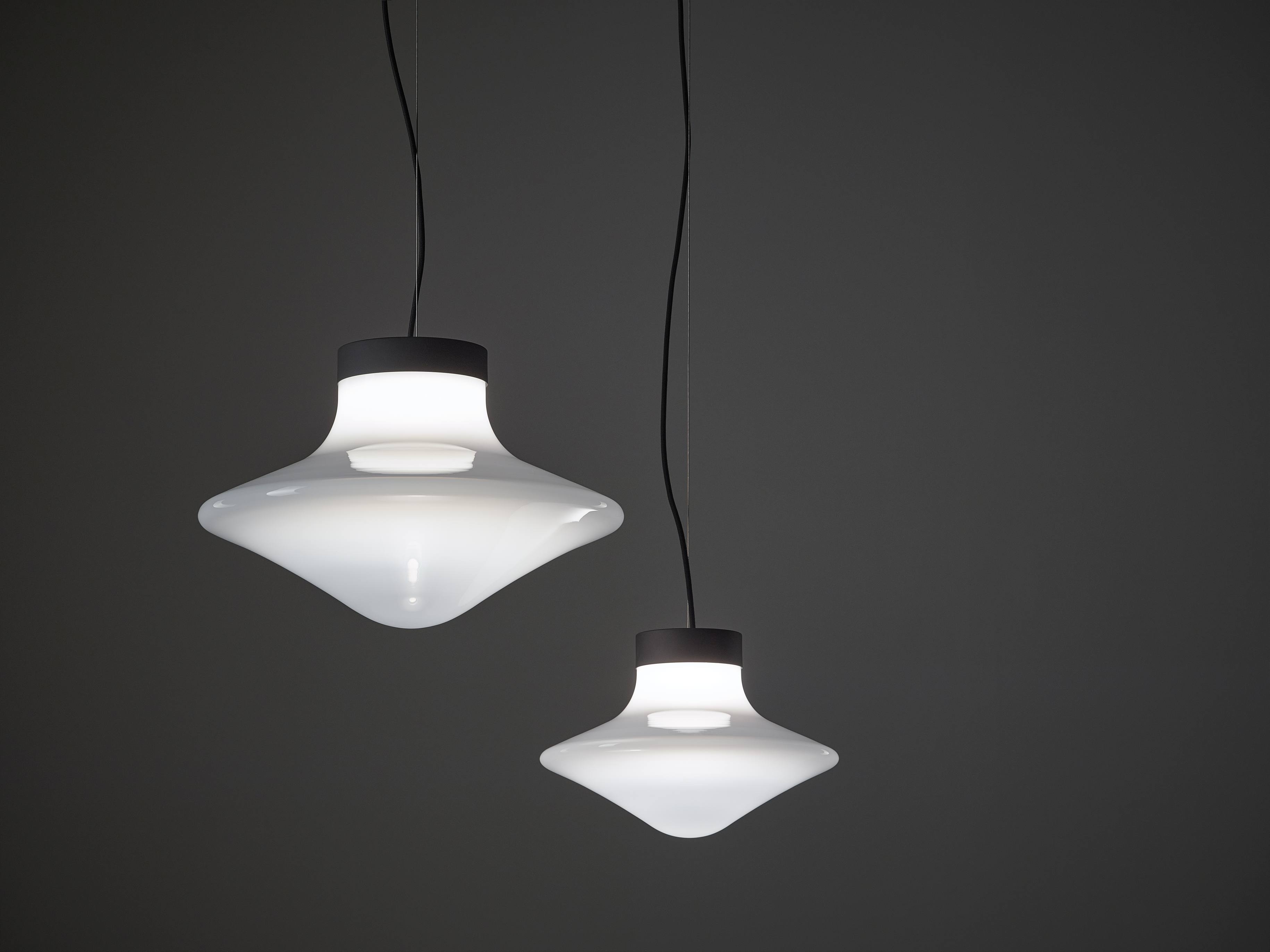 TROTTOL hanging lamp inflatable glass