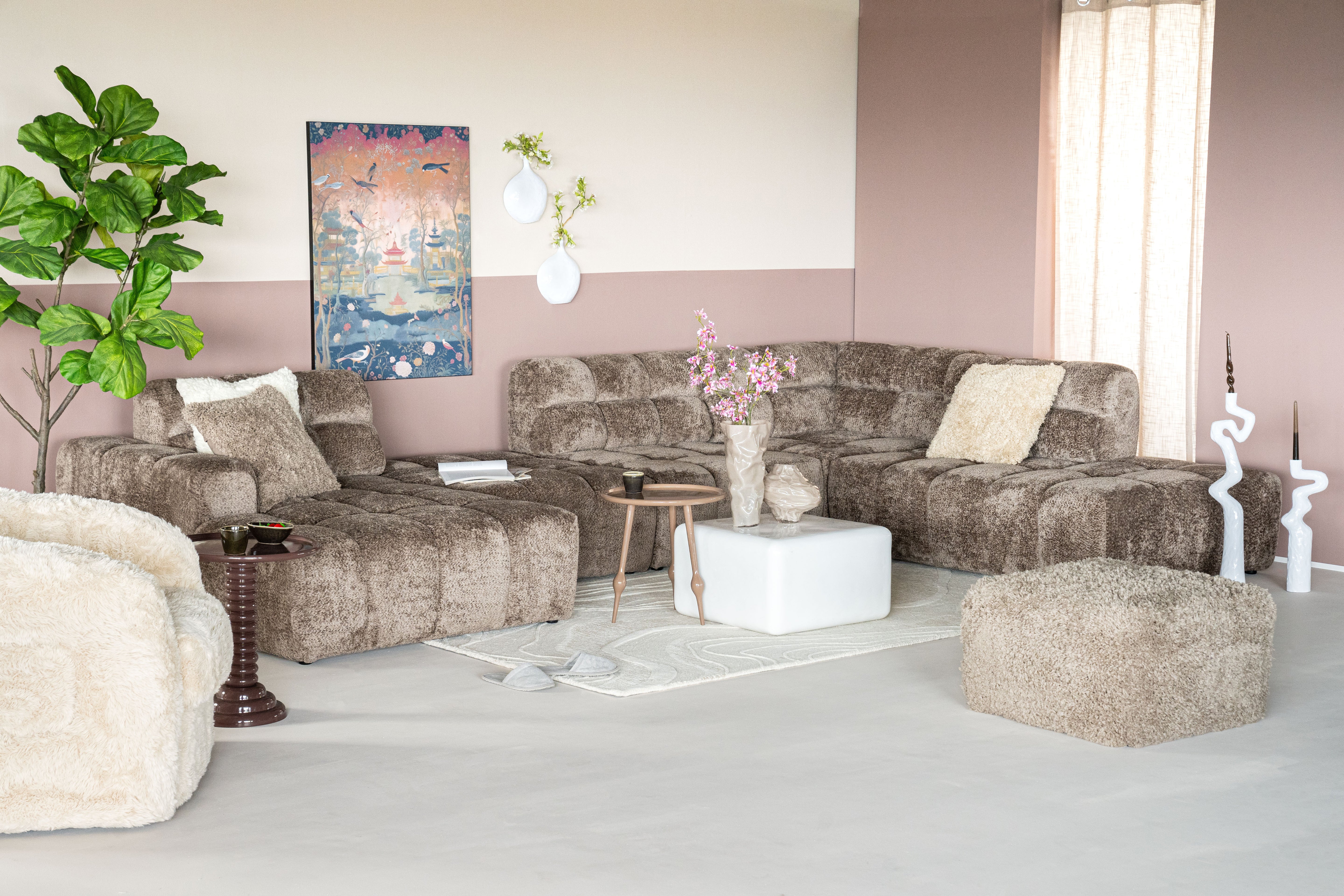 BASCO brown side table