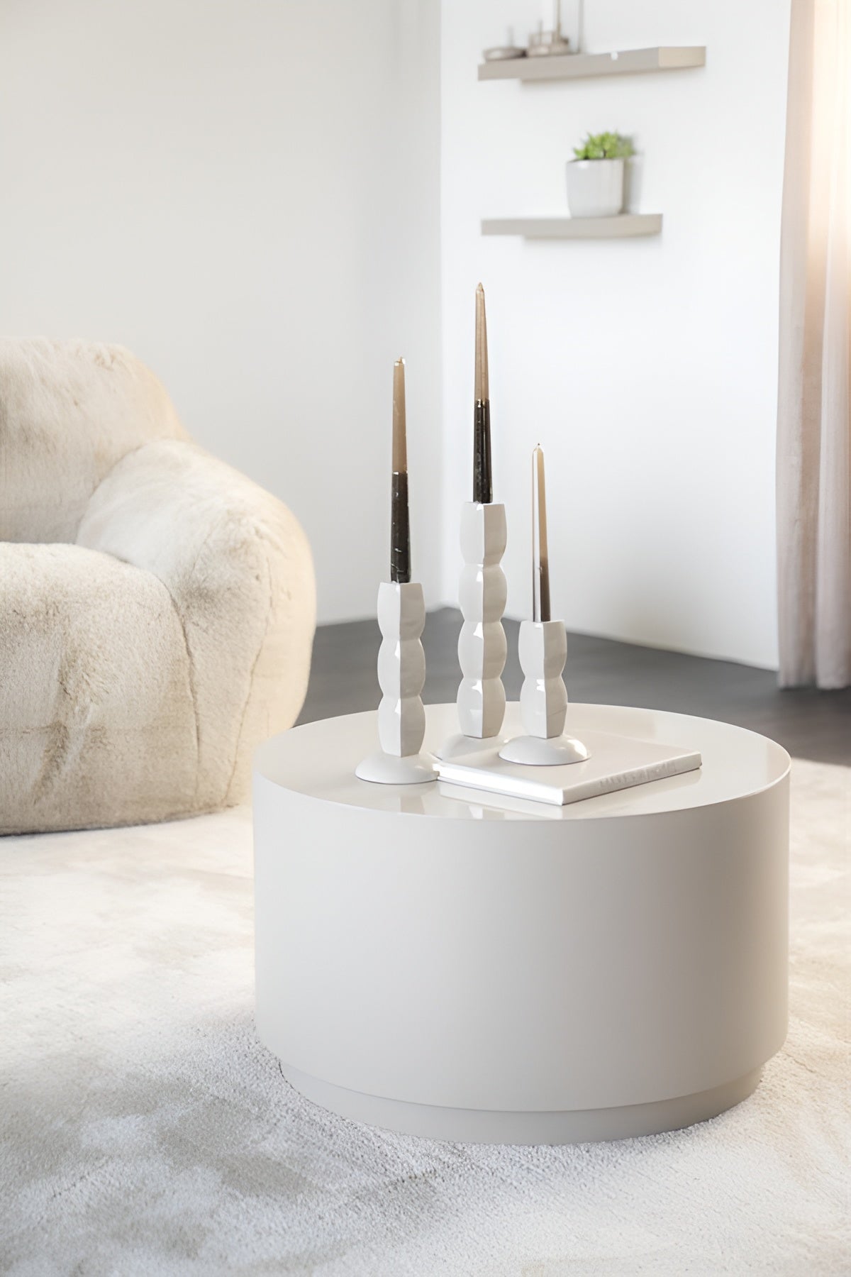 MESITA taupe coffee table