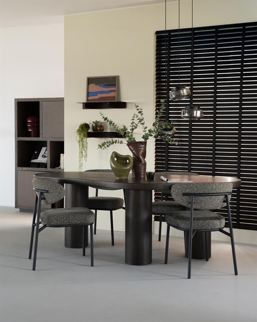 Stuhl JARI grün meliert