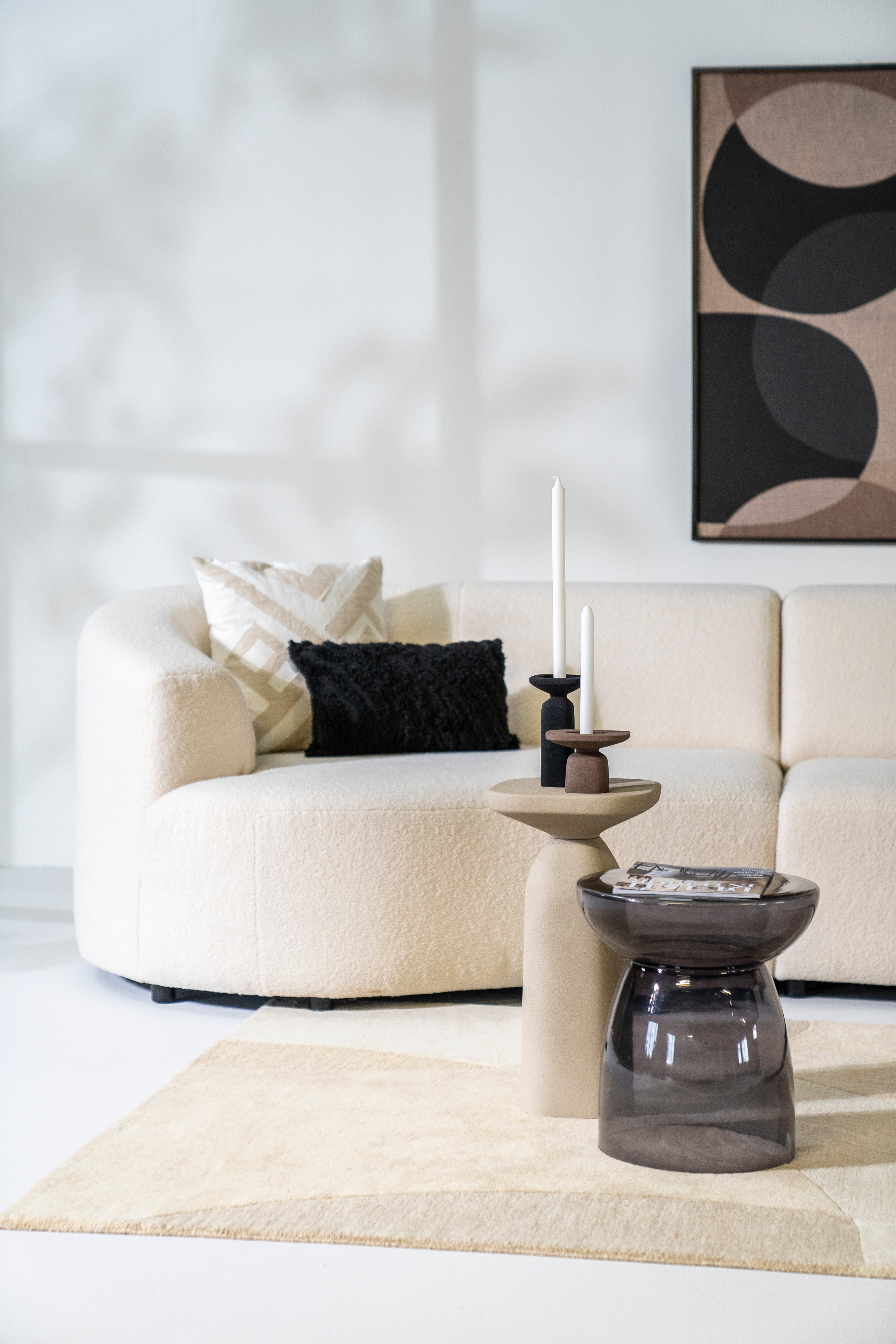 SQUAND Beige Side Table