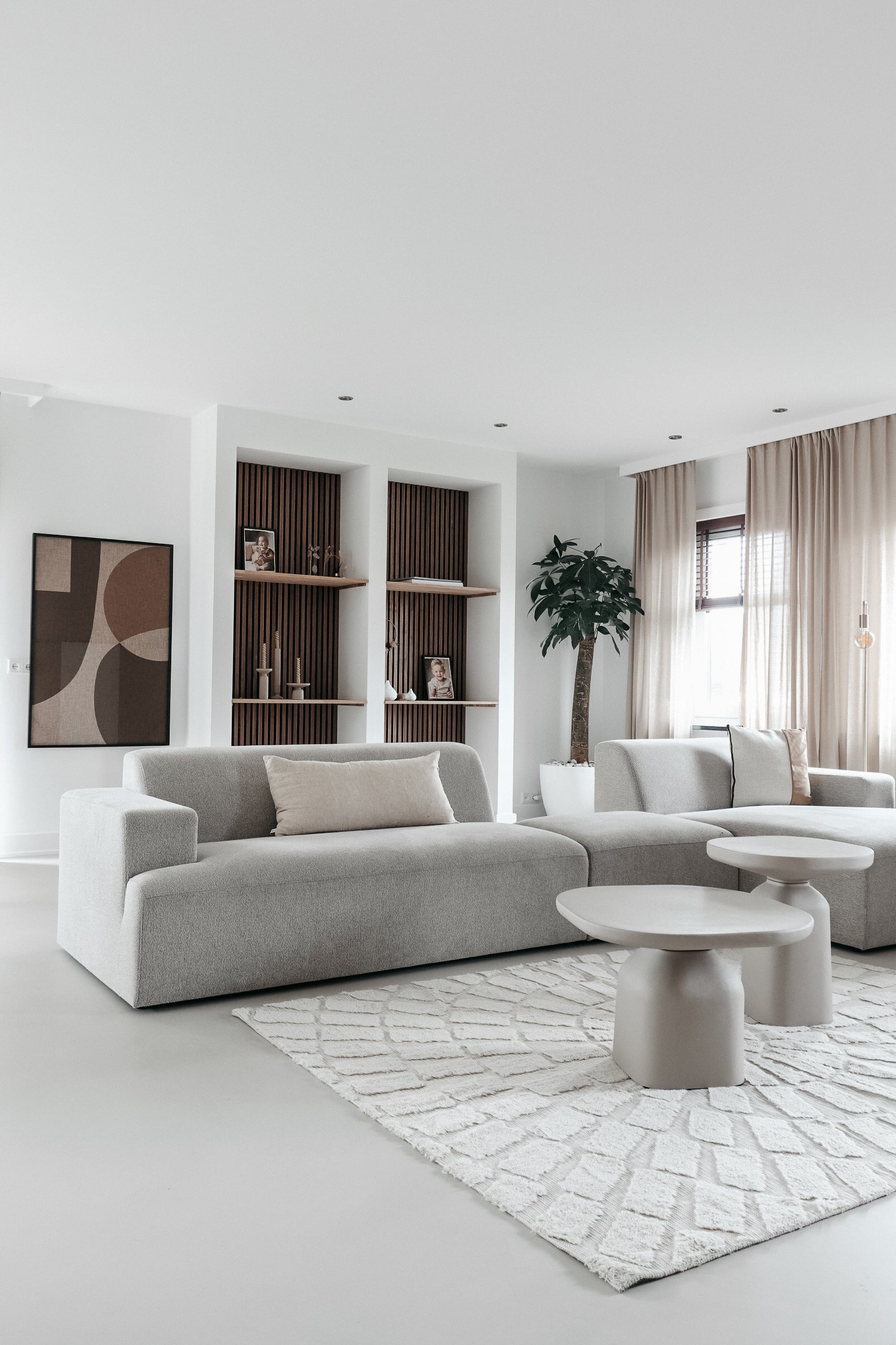 SQUAND Beige Coffee Table