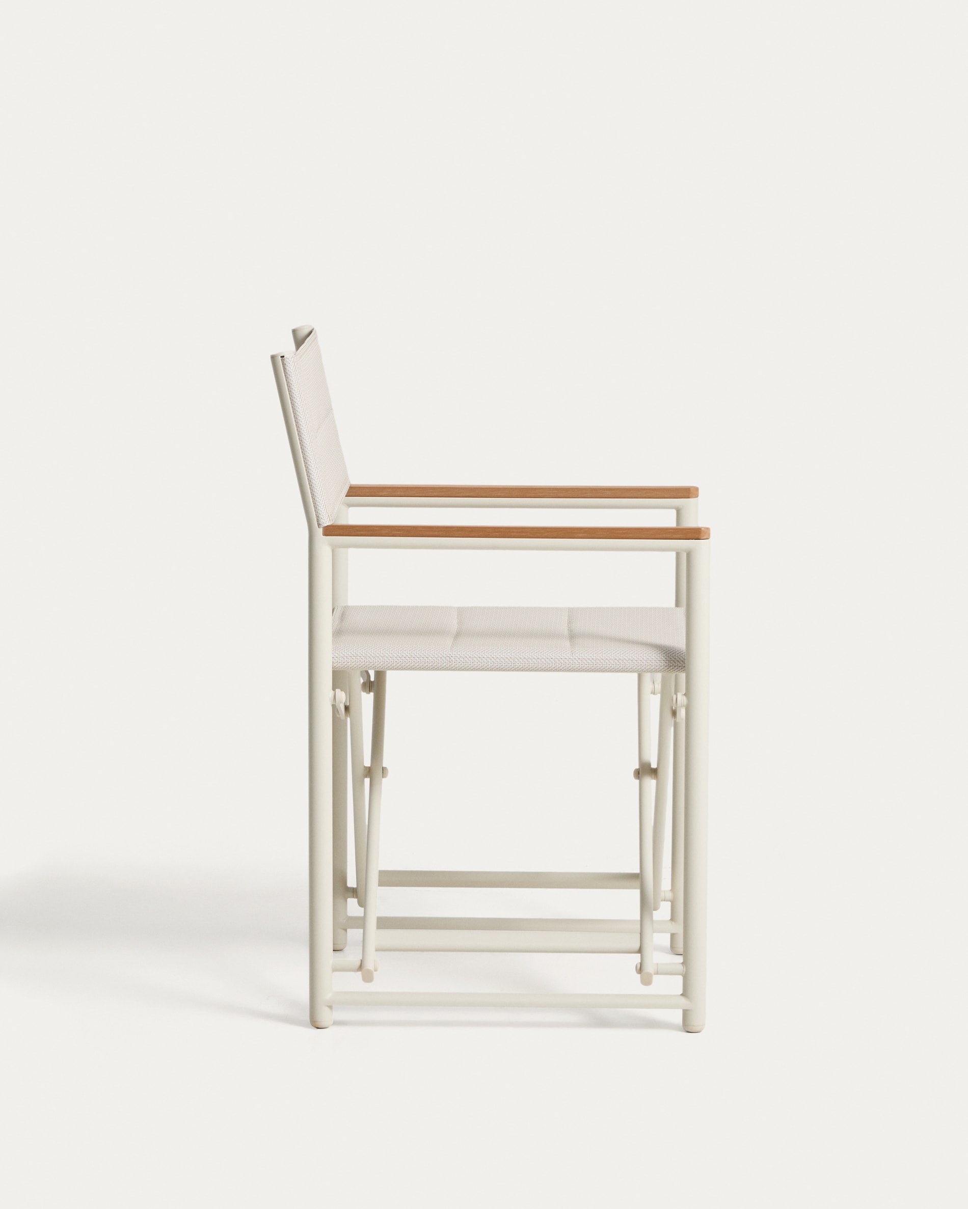 TISNO Ecru Folding Garden Chair