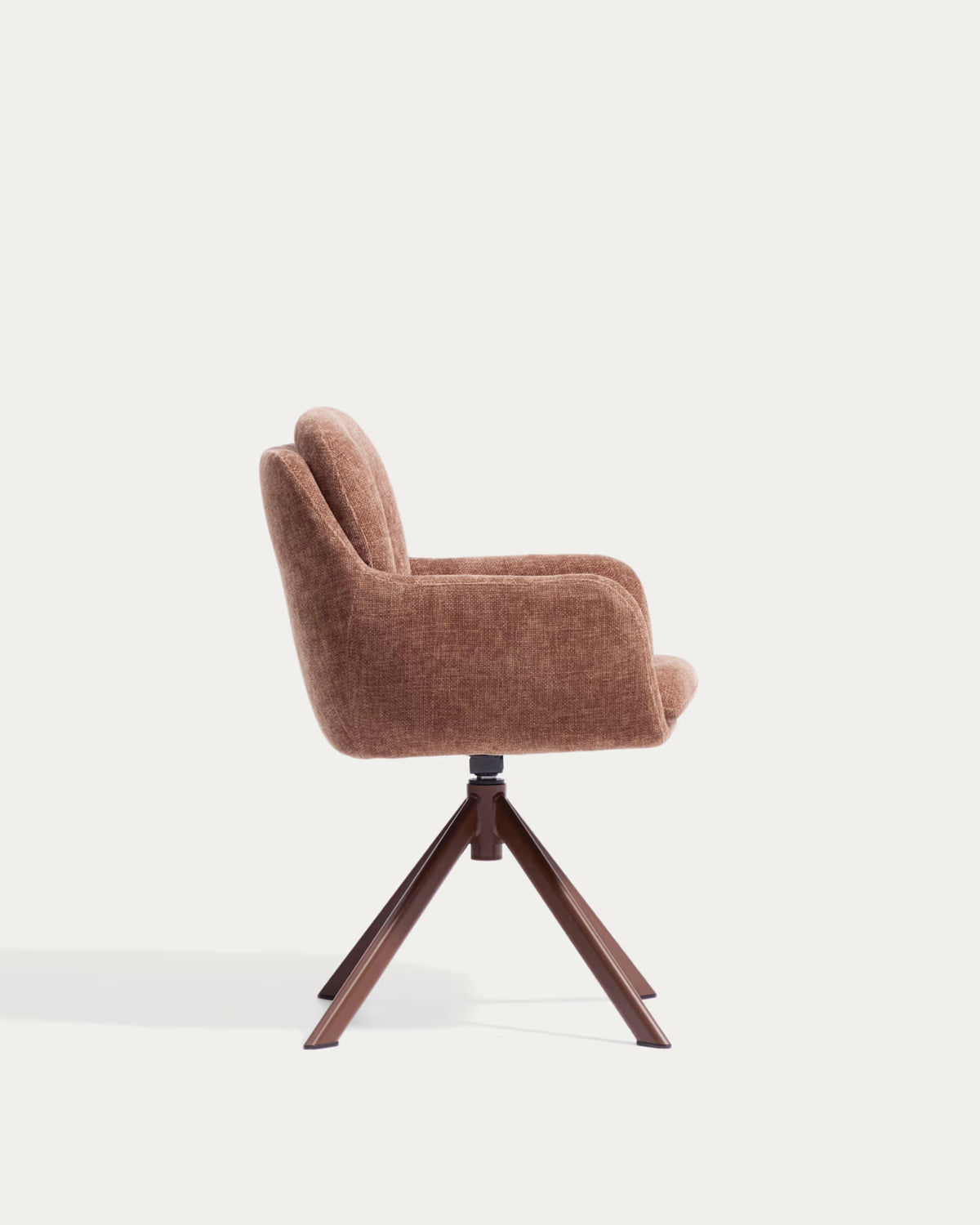 Drehstuhl LEXA braunes Chenille
