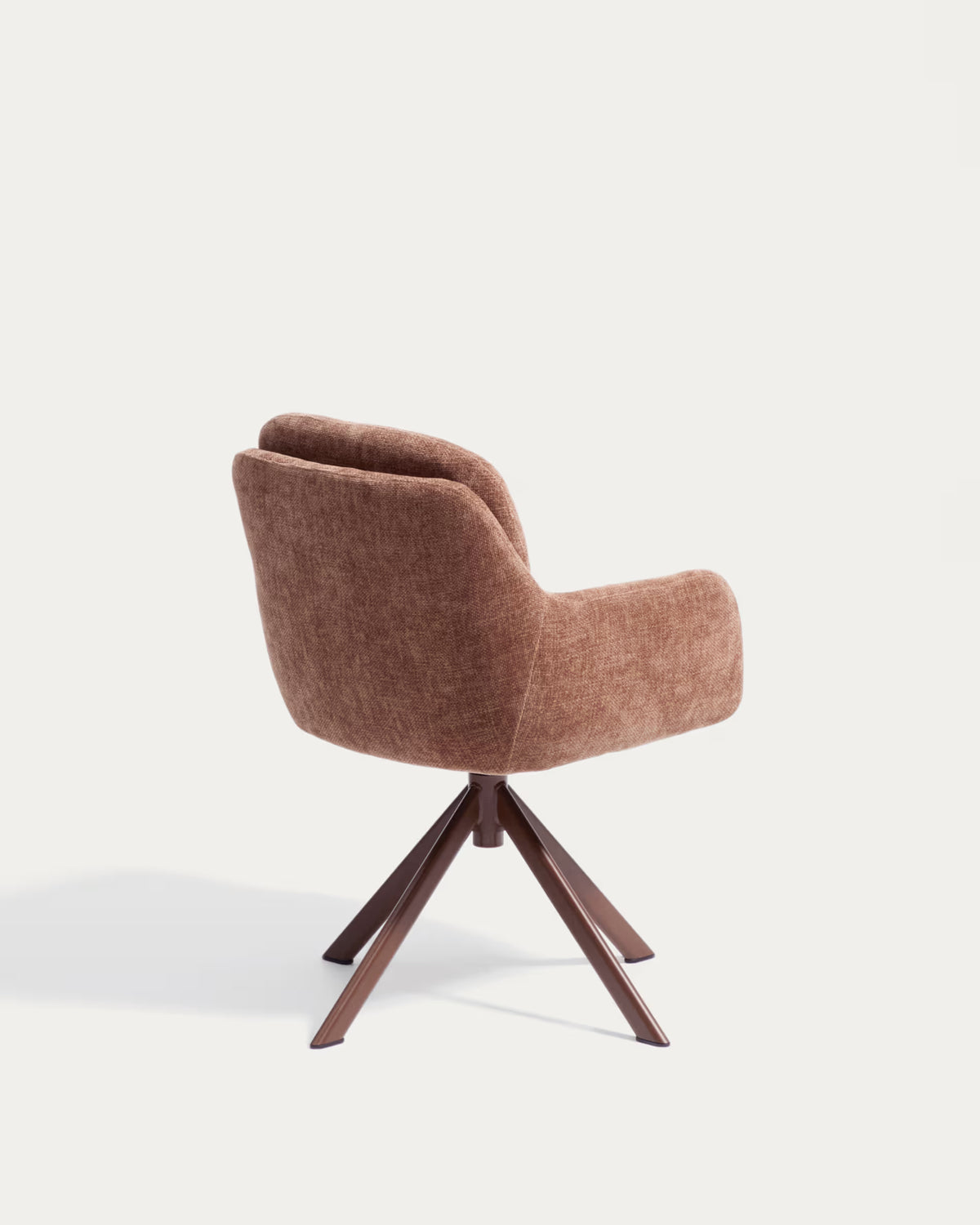 Drehstuhl LEXA braunes Chenille