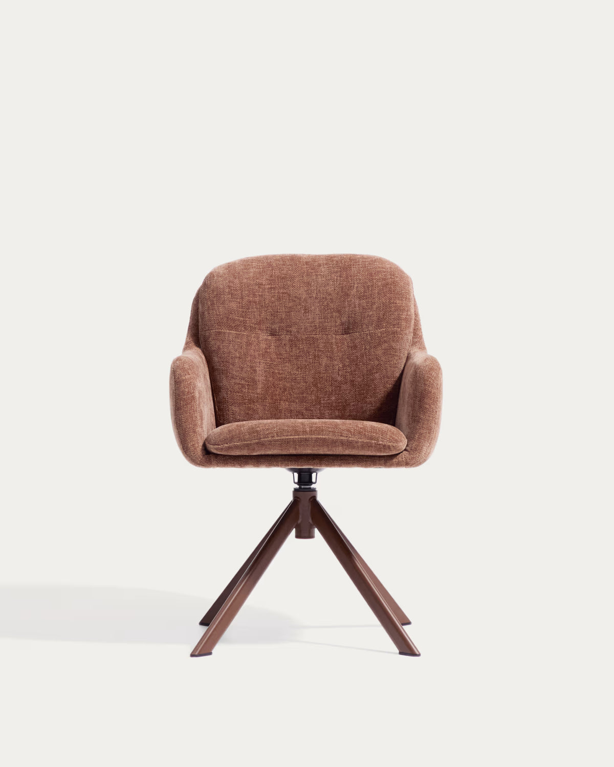 Drehstuhl LEXA braunes Chenille