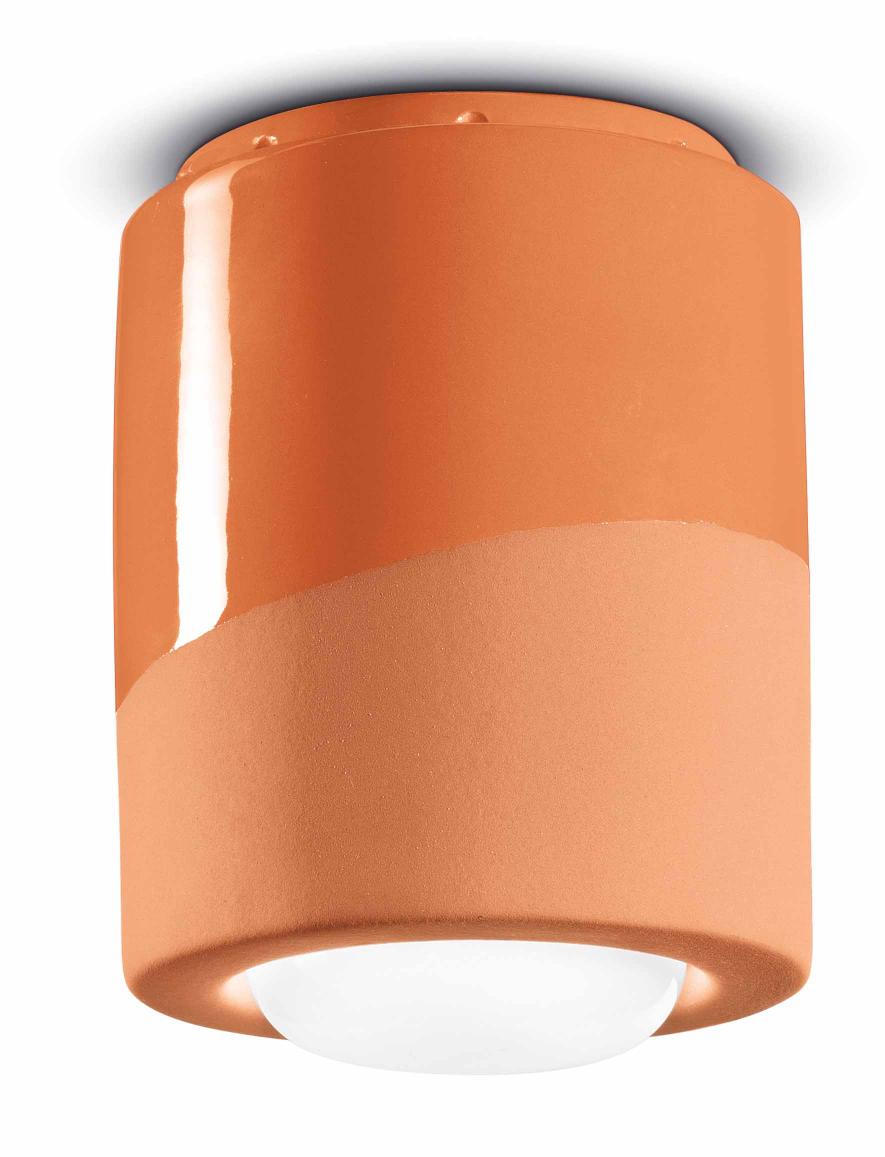 Ceramic spot lamp PI orange
