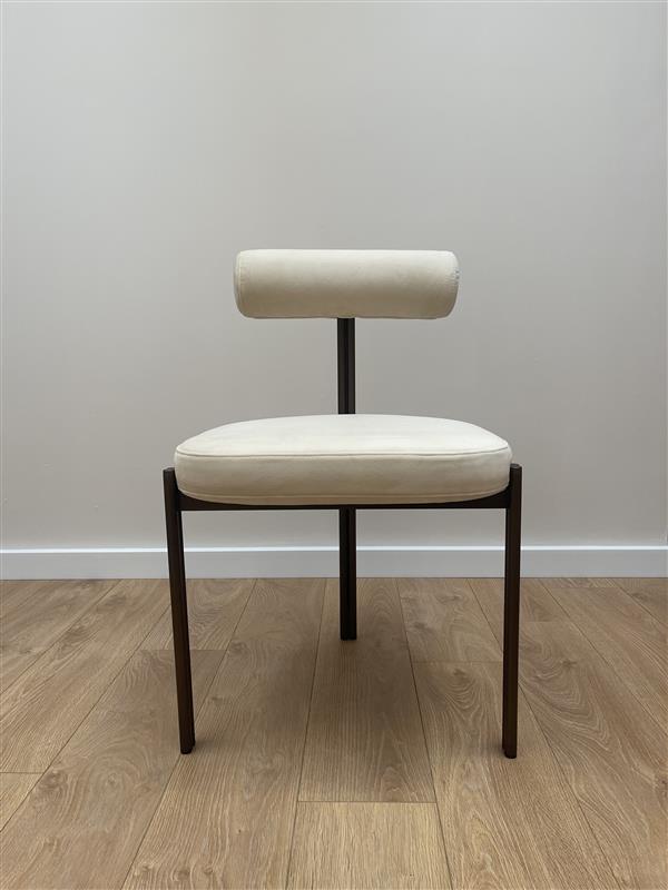 Samtstuhl CAILLOU beige - Ausstellungsstück