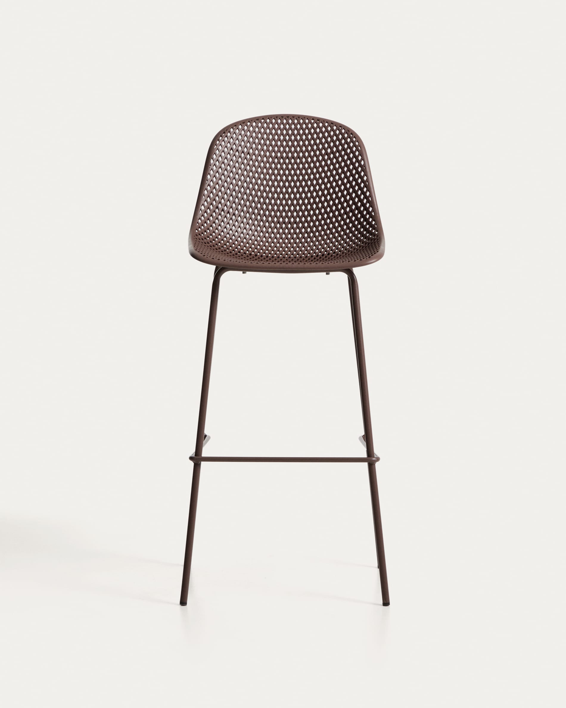 QUINBY Brown Garden Stool