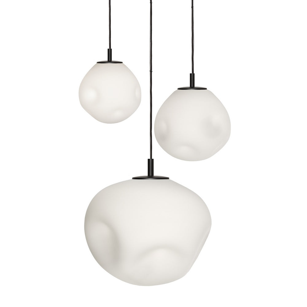 Three-point pendant lamp CLOE black